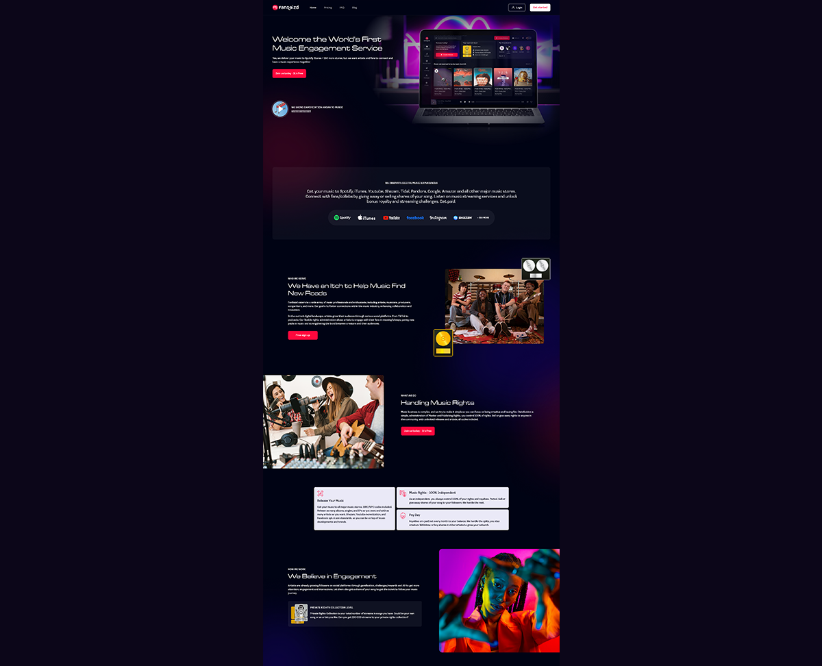 FanRaizd — Интерфейсы на Dprofile