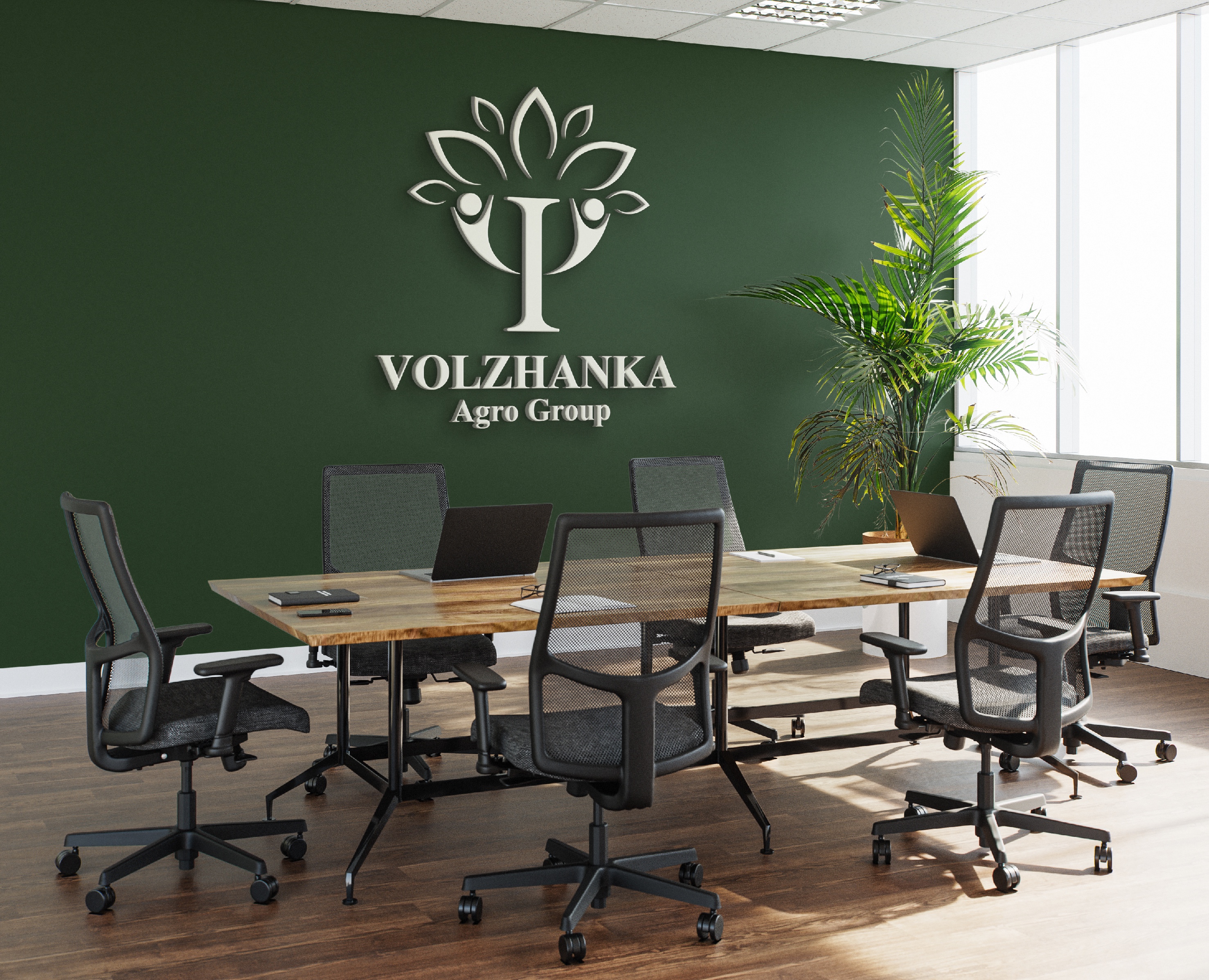 Фирменный стиль компании "VOLZHANKA AGRO GROUP" — Брендинг на Dprofile