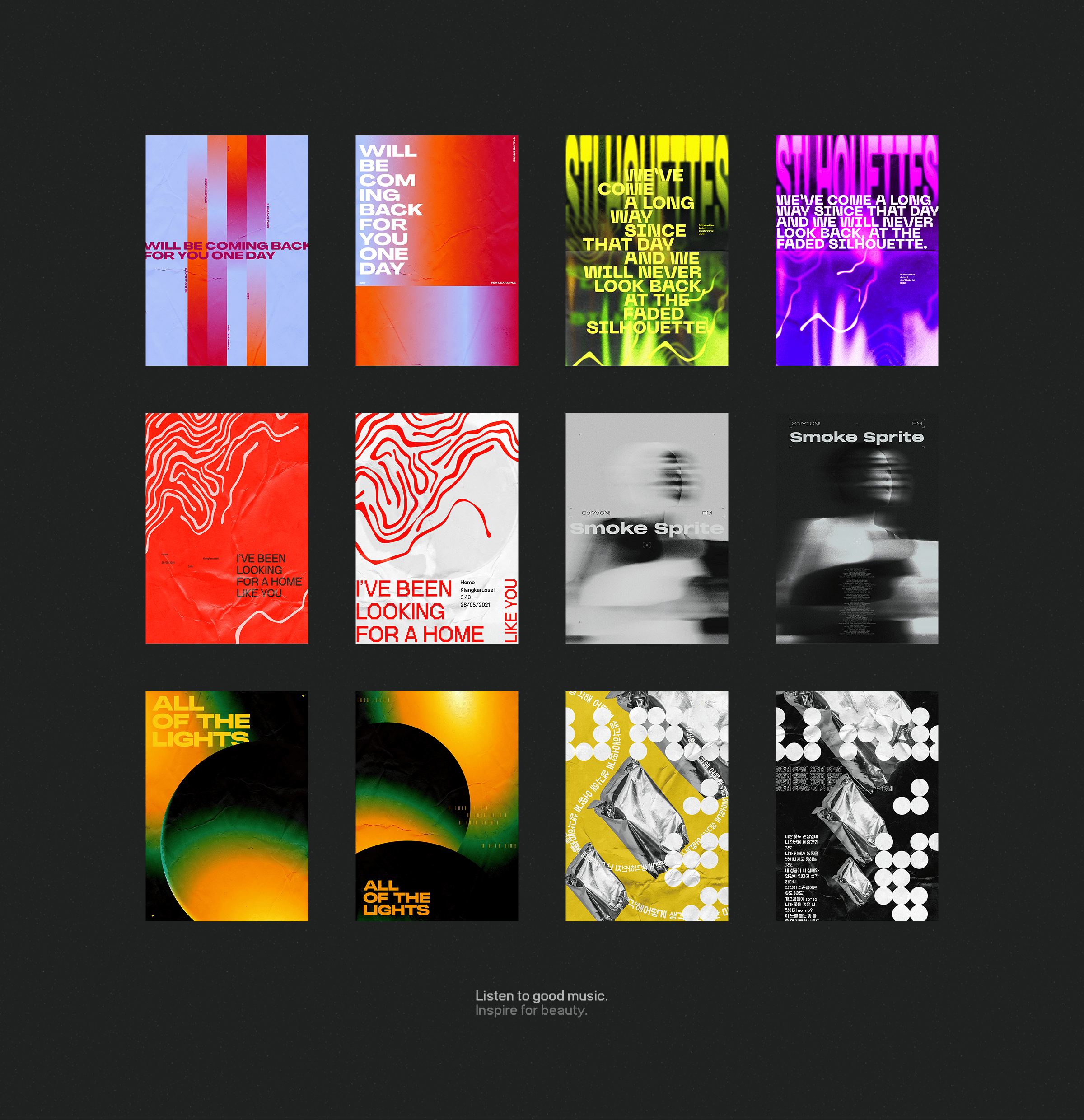 Music Posters Collection | Graphic concept — Изображение №10 — Брендинг, Графика на Dprofile