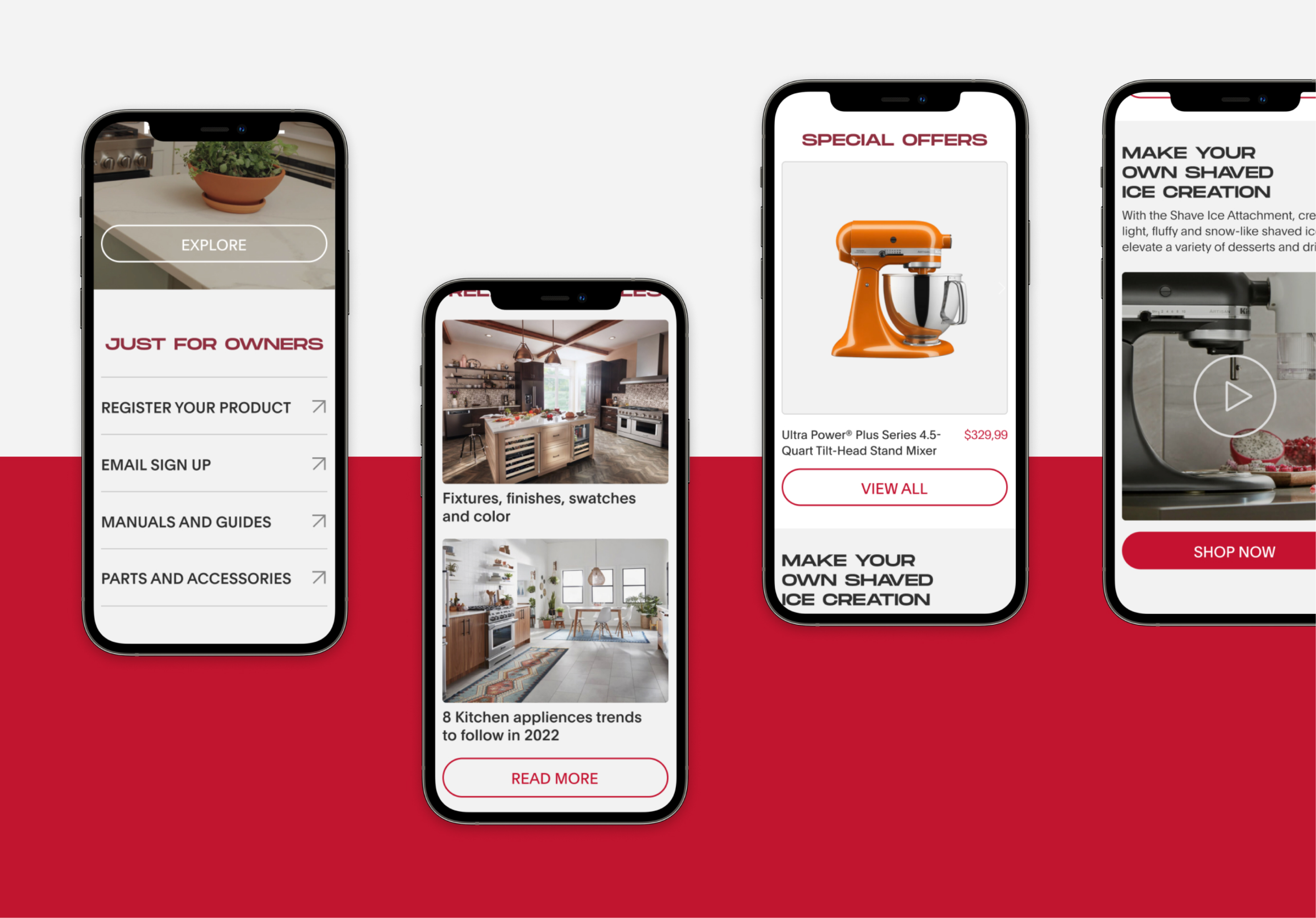 Редизайн сайта | KitchenAid — Изображение №4 — Интерфейсы, Брендинг на Dprofile