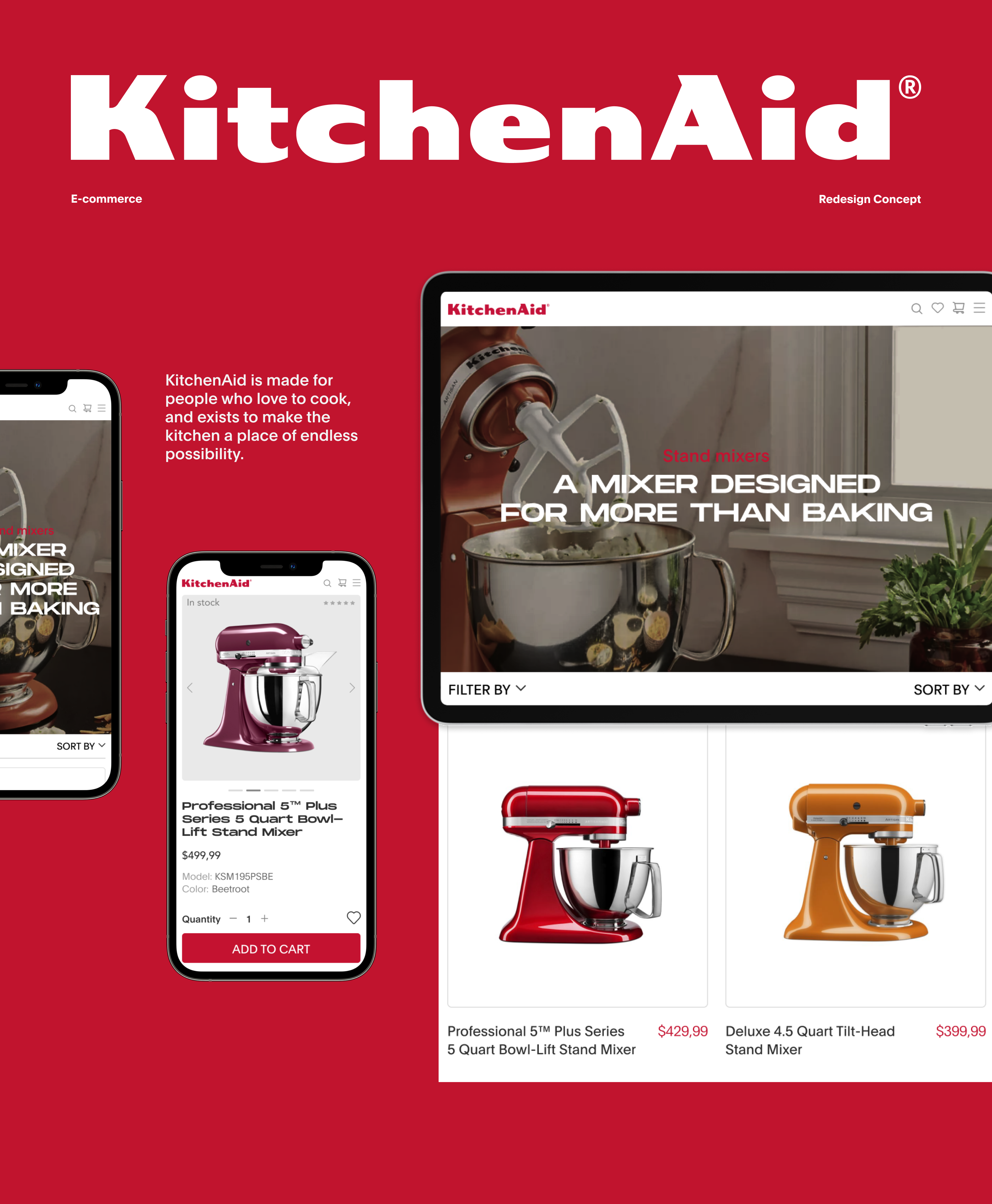 Редизайн сайта | KitchenAid — Изображение №1 — Интерфейсы, Брендинг на Dprofile