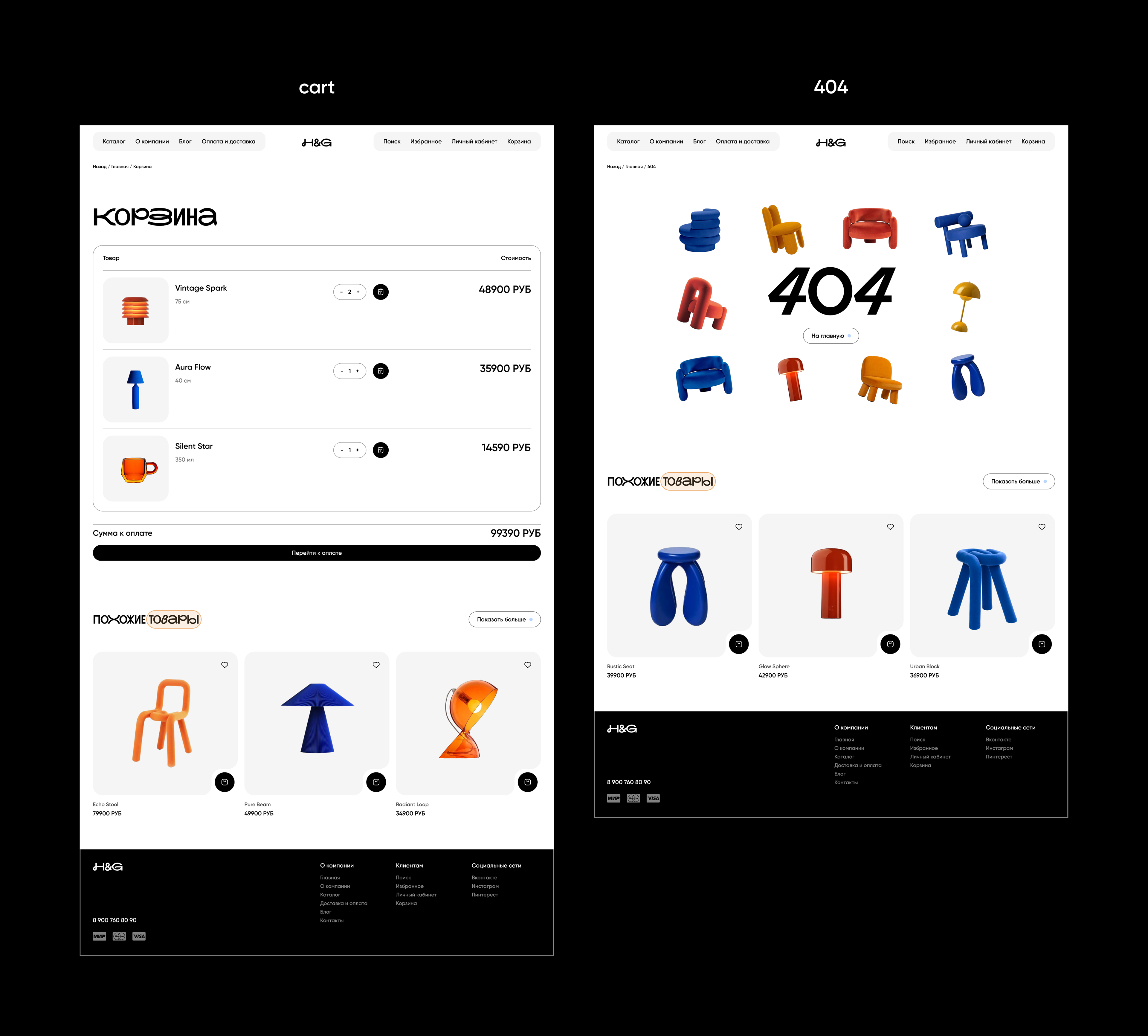 Интернет-магазин Home&Gard | Веб-дизайн | UX/UI Дизайн — Изображение №12 — Интерфейсы, Анимация на Dprofile