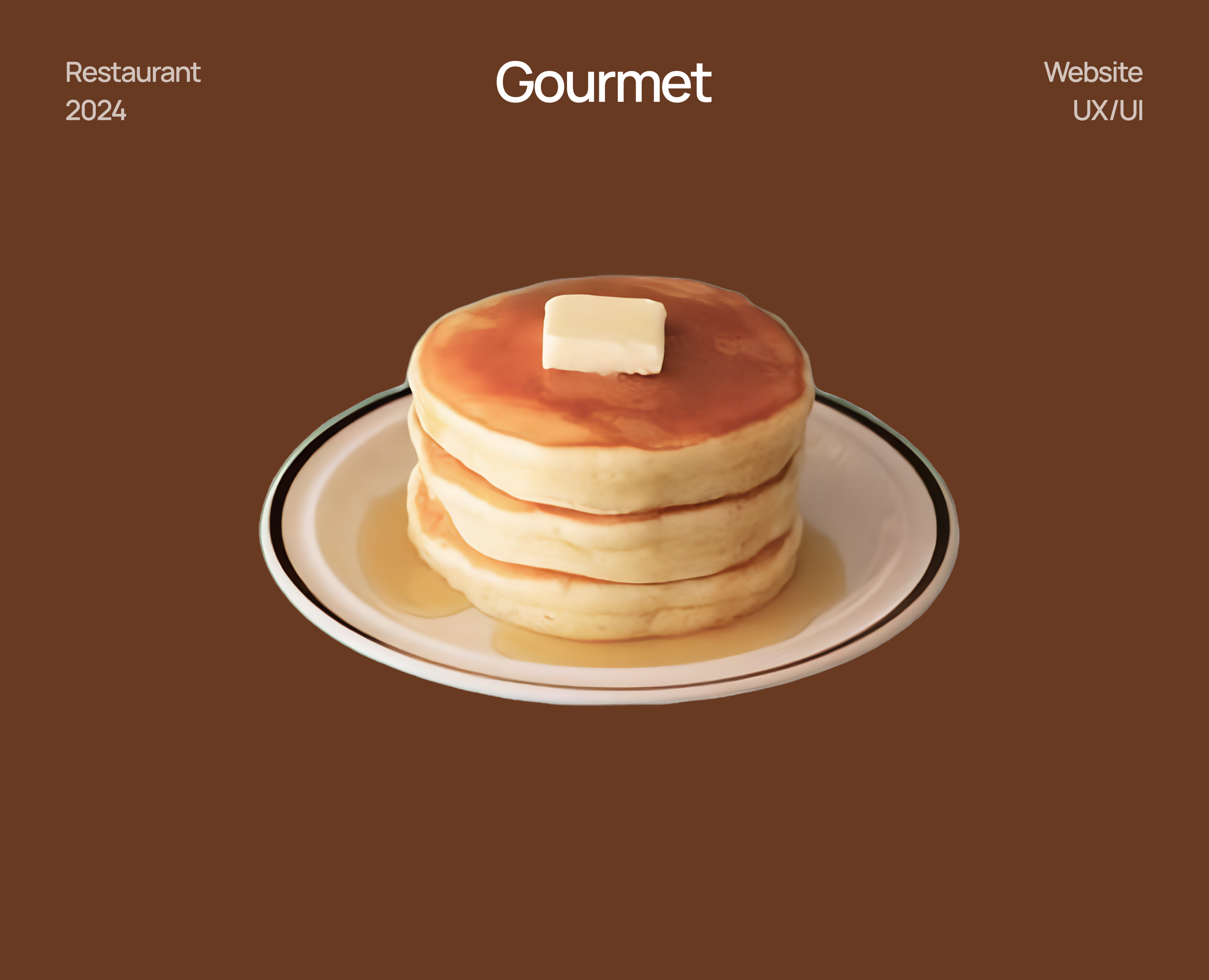 Gourmet Website | UX/UI Design — Интерфейсы, Анимация на Dprofile