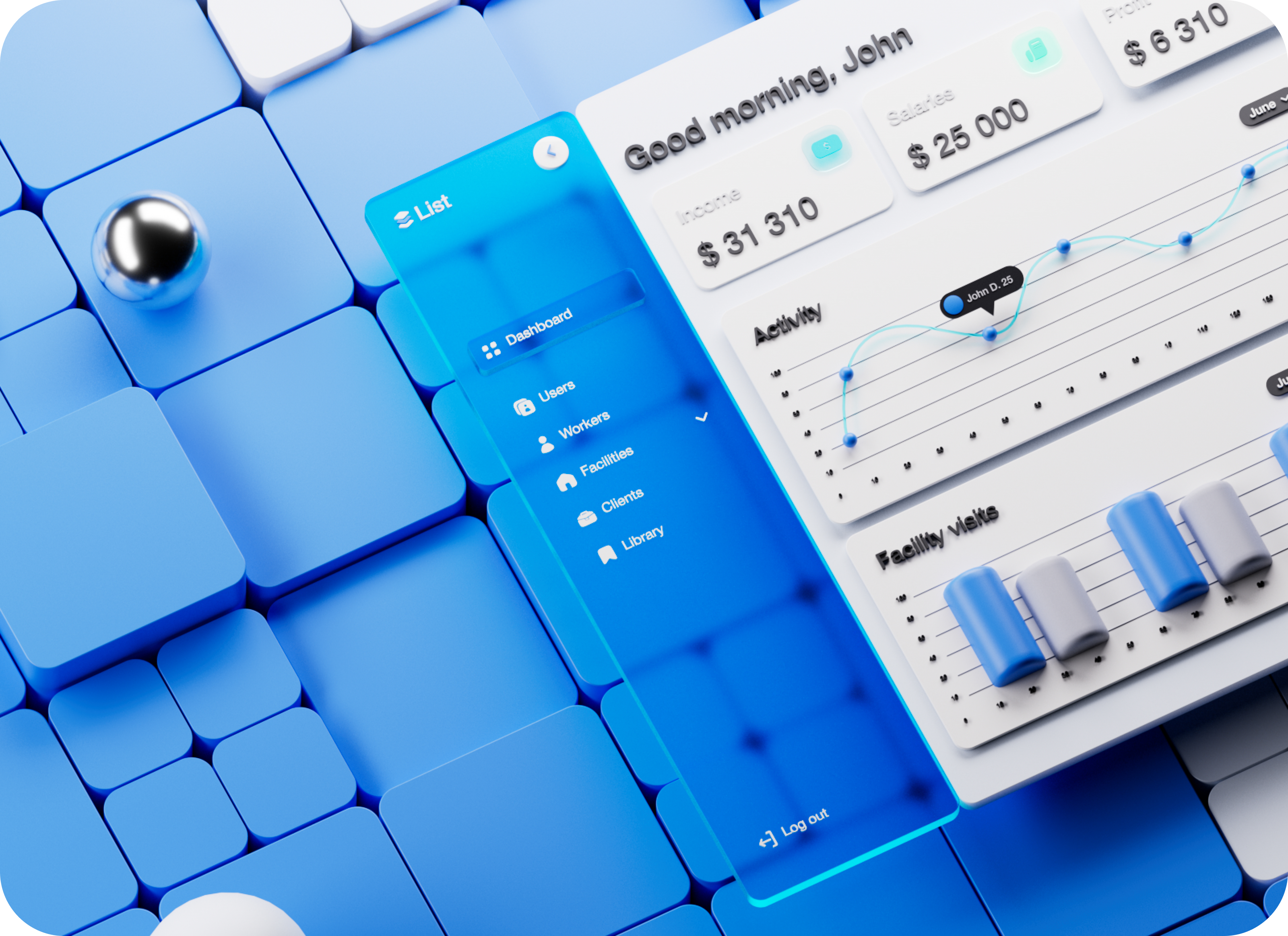 List | Staff planning service — Изображение №5 — Интерфейсы, Иллюстрация на Dprofile