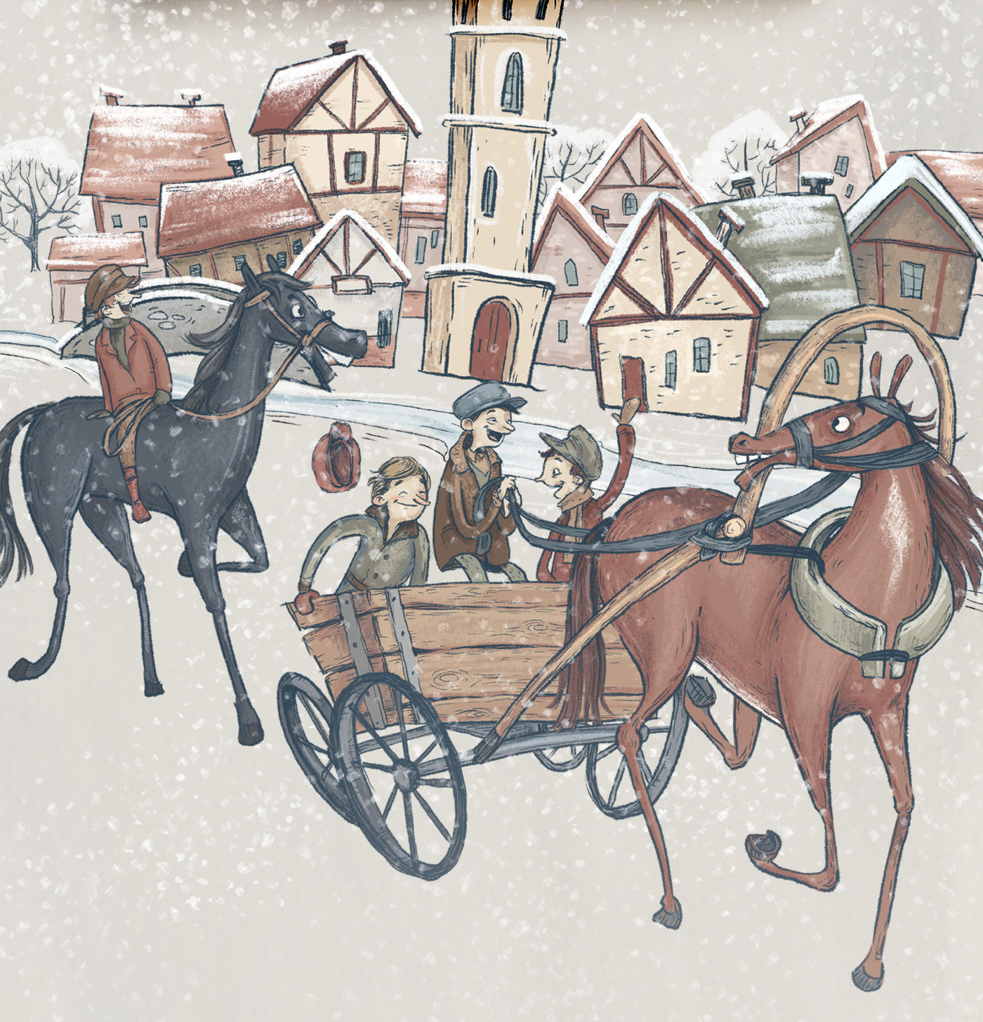 Книжная иллюстрация. A Christmas Carol — Изображение №9 — Иллюстрация на Dprofile
