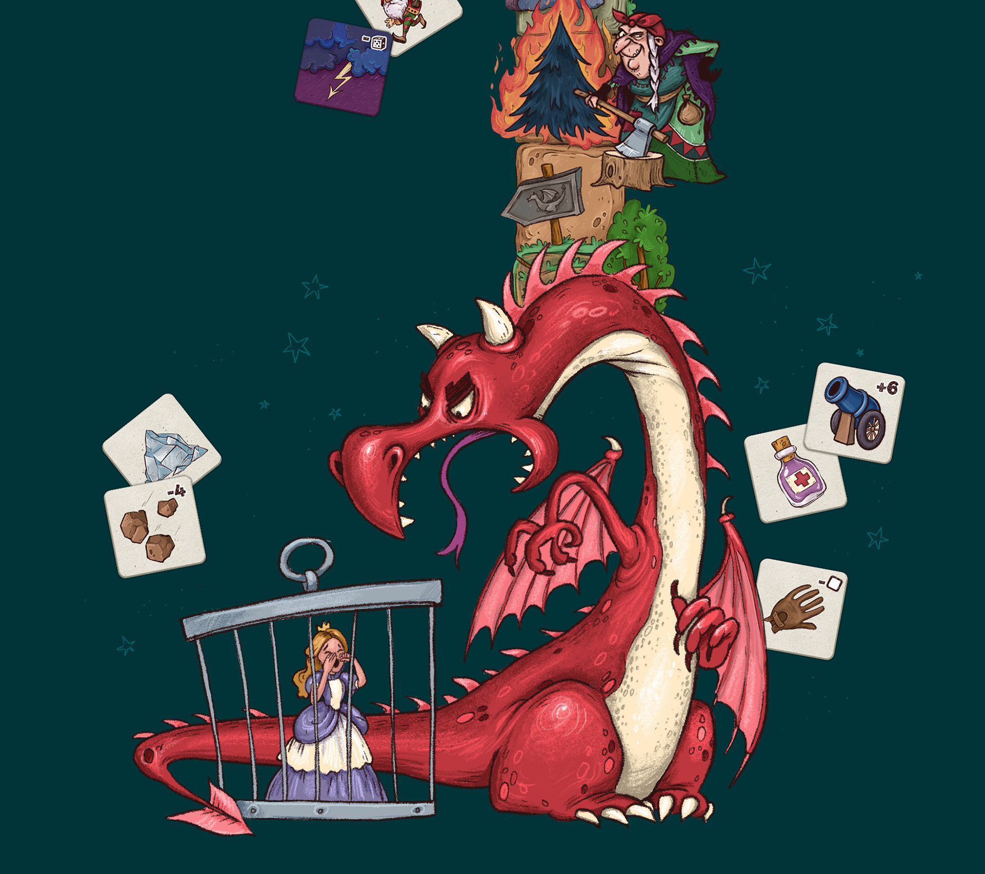 BOARD GAME. Dragon boom. — Изображение №8 — Иллюстрация, Графика на Dprofile