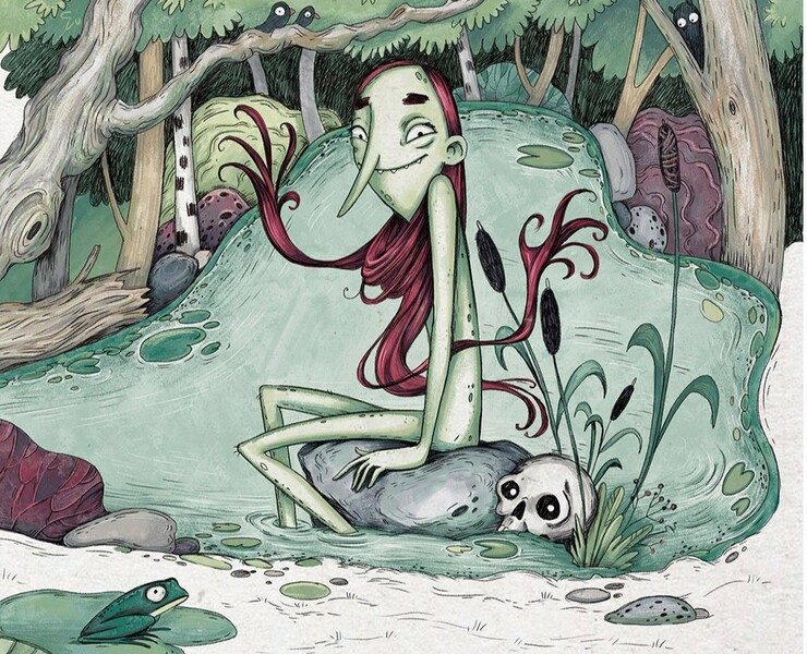 MARA. History of old swamps. Book for children. — Иллюстрация, Графика на Dprofile
