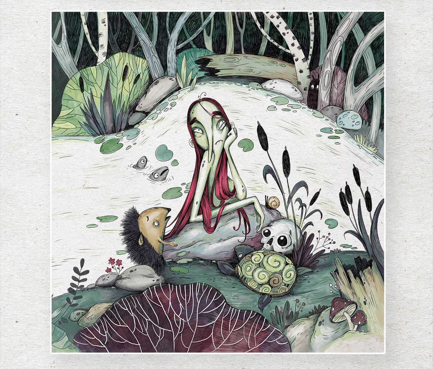 MARA. History of old swamps. Book for children. — Изображение №9 — Иллюстрация, Графика на Dprofile