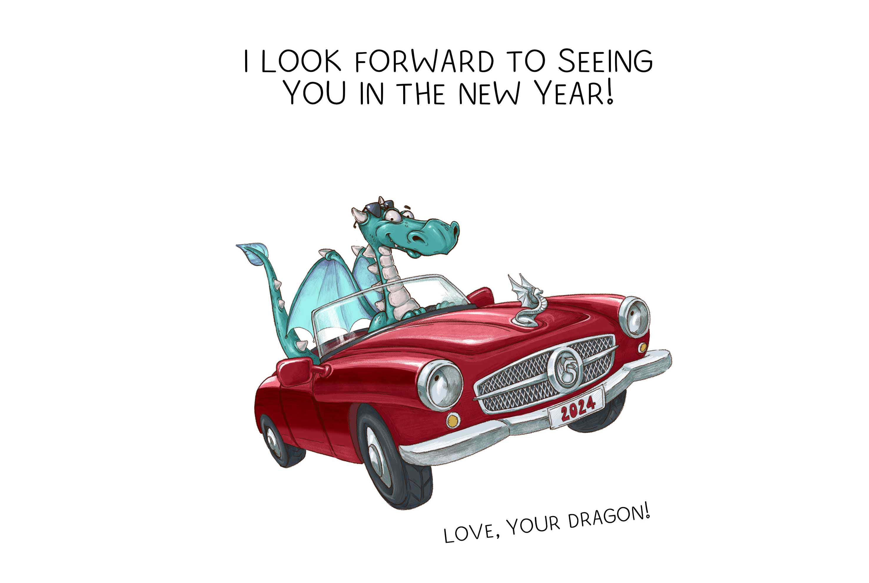 2024 New Year of the Dragon. Illustrations — Изображение №10 — Иллюстрация, Графика на Dprofile