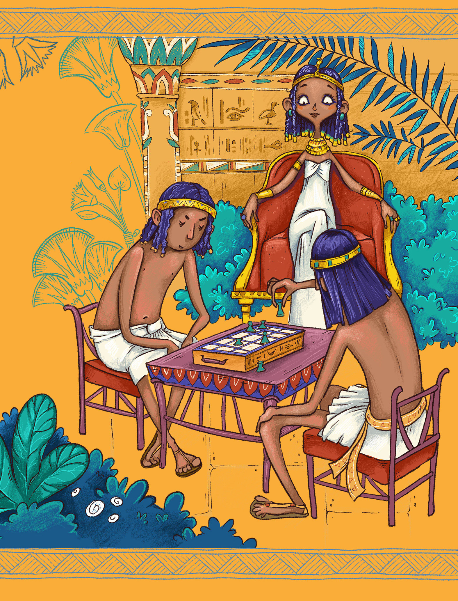 Book for children. Egypt — Изображение №3 — Иллюстрация, Графика на Dprofile
