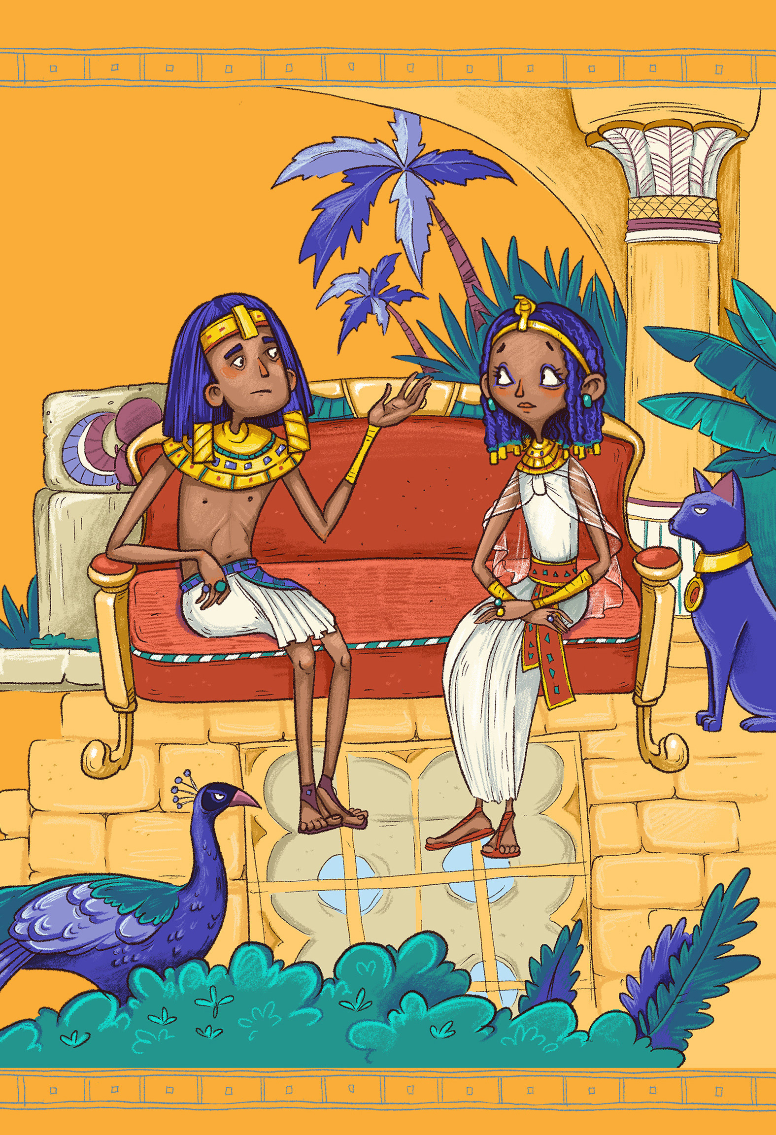 Book for children. Egypt — Изображение №10 — Иллюстрация, Графика на Dprofile
