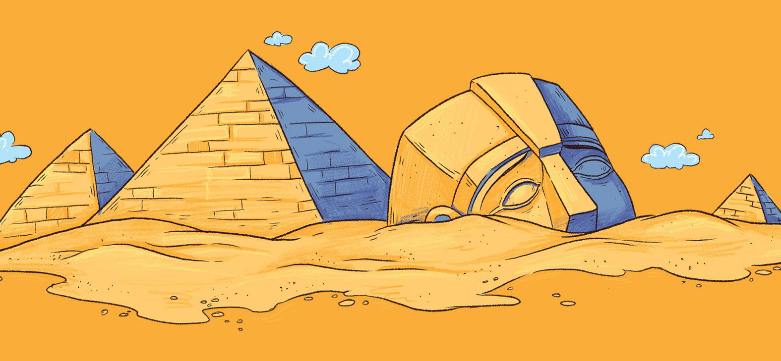 Book for children. Egypt — Изображение №9 — Иллюстрация, Графика на Dprofile