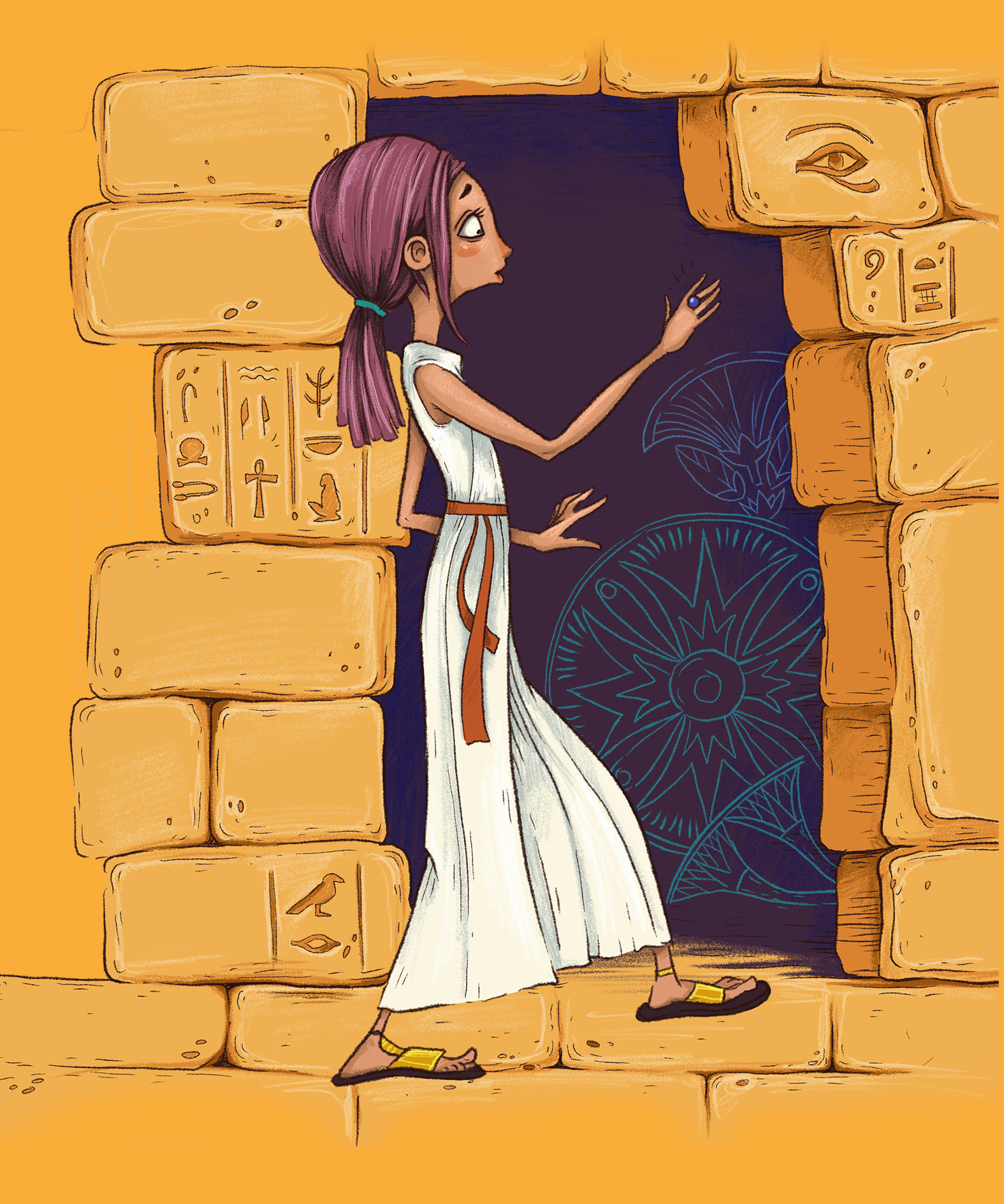 Book for children. Egypt — Изображение №12 — Иллюстрация, Графика на Dprofile
