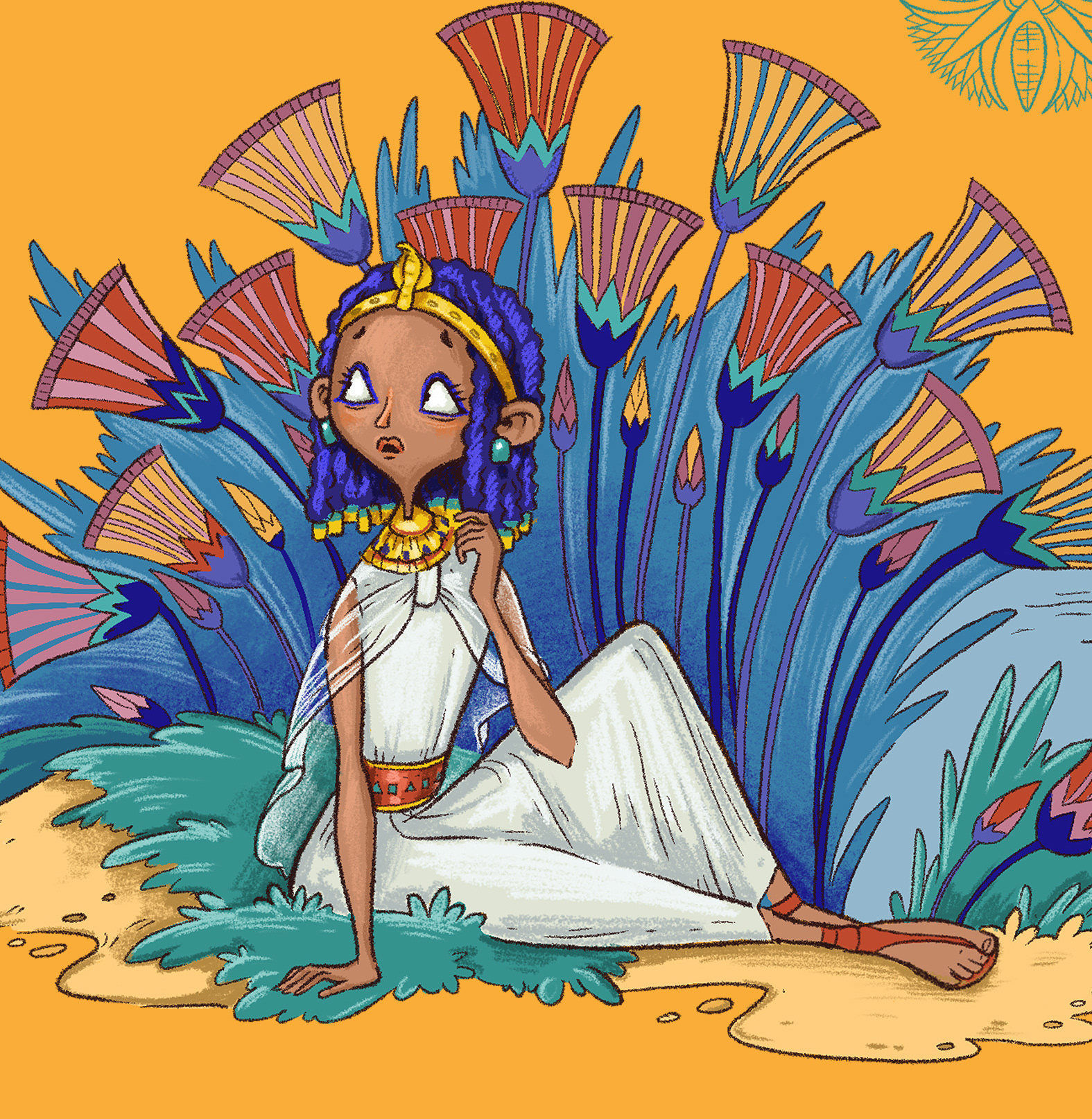 Book for children. Egypt — Изображение №5 — Иллюстрация, Графика на Dprofile