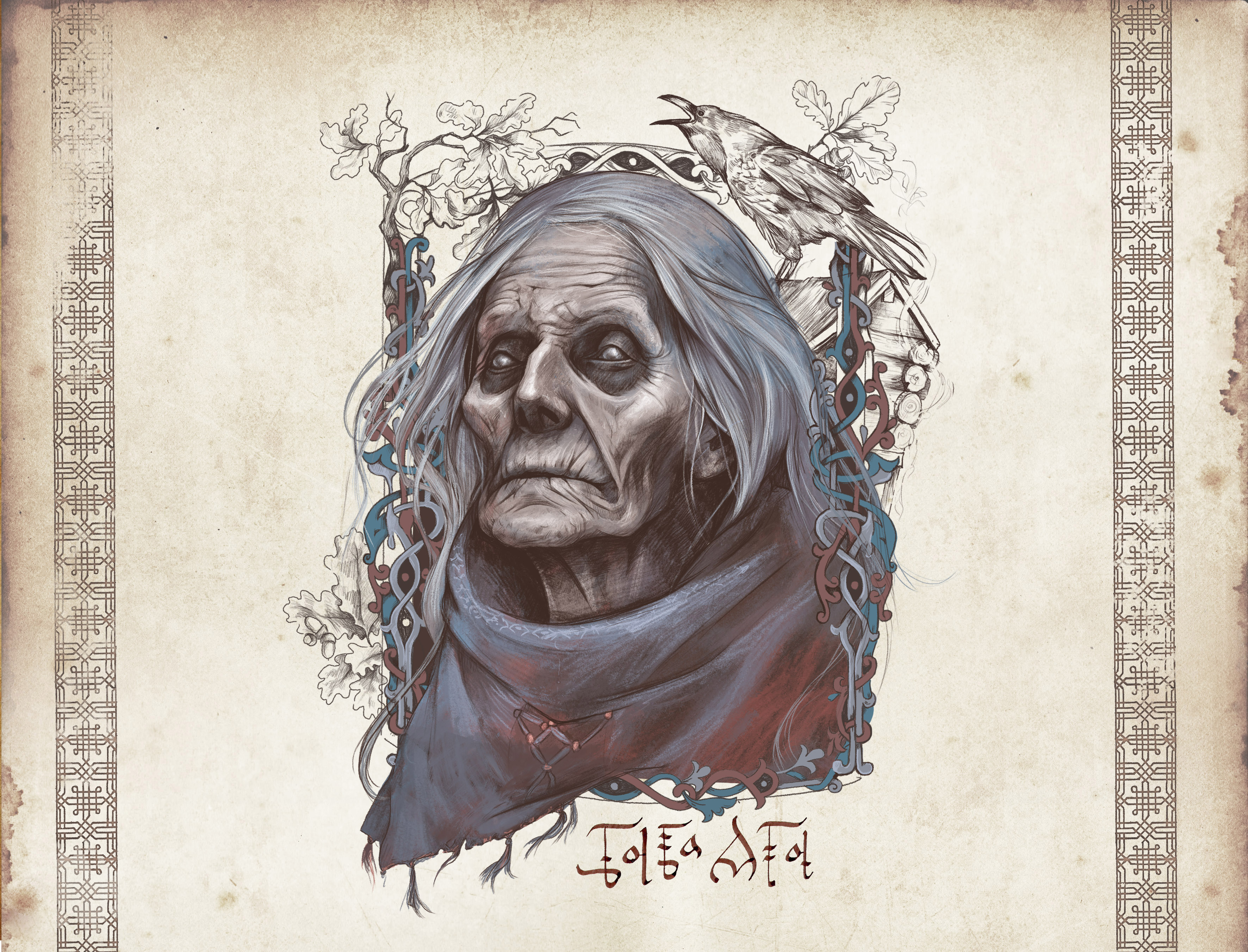 Славянская мифология. Сказочные персонажи. Книга. — Изображение №1 — Иллюстрация, Графика на Dprofile