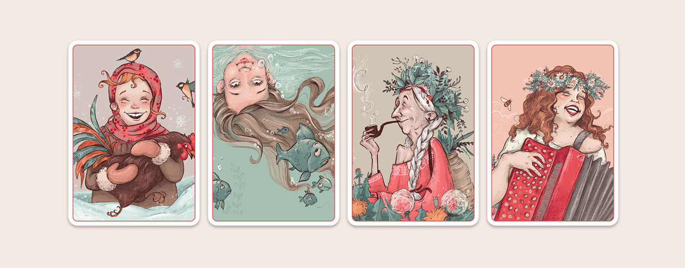 CHARACTER DESIGN. Four maidens — Изображение №10 — Иллюстрация, Графика на Dprofile