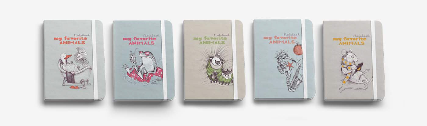 Animals character. Notebook desing. My favorite animals — Изображение №7 — Иллюстрация, Графика на Dprofile