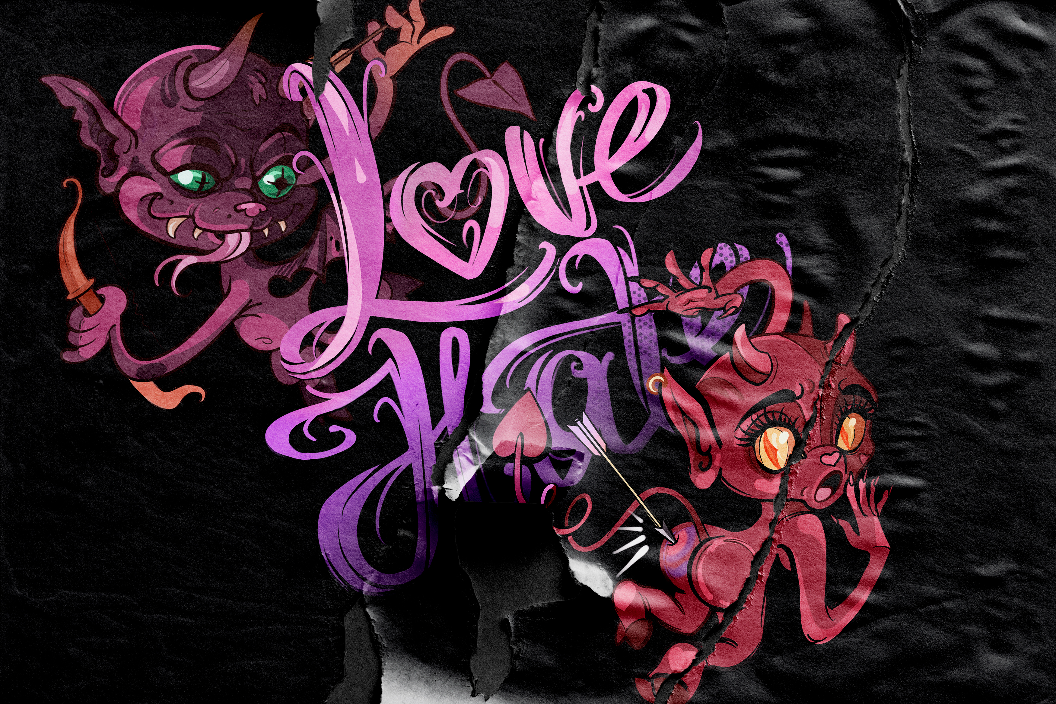 Love&Hate — Изображение №2 — Иллюстрация на Dprofile