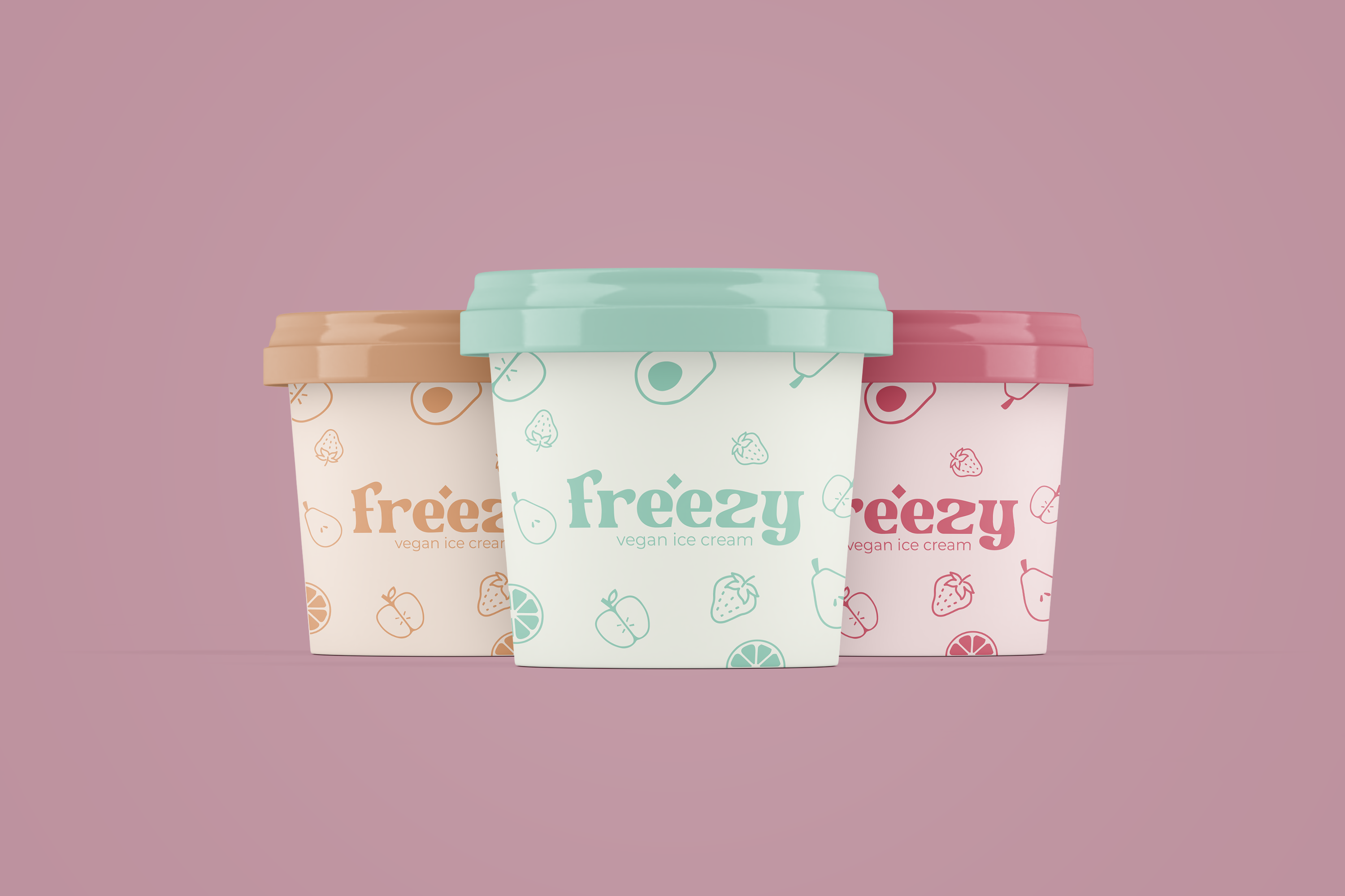 Freezy - vegan ice-cream — Изображение №7 — Интерфейсы, Брендинг на Dprofile