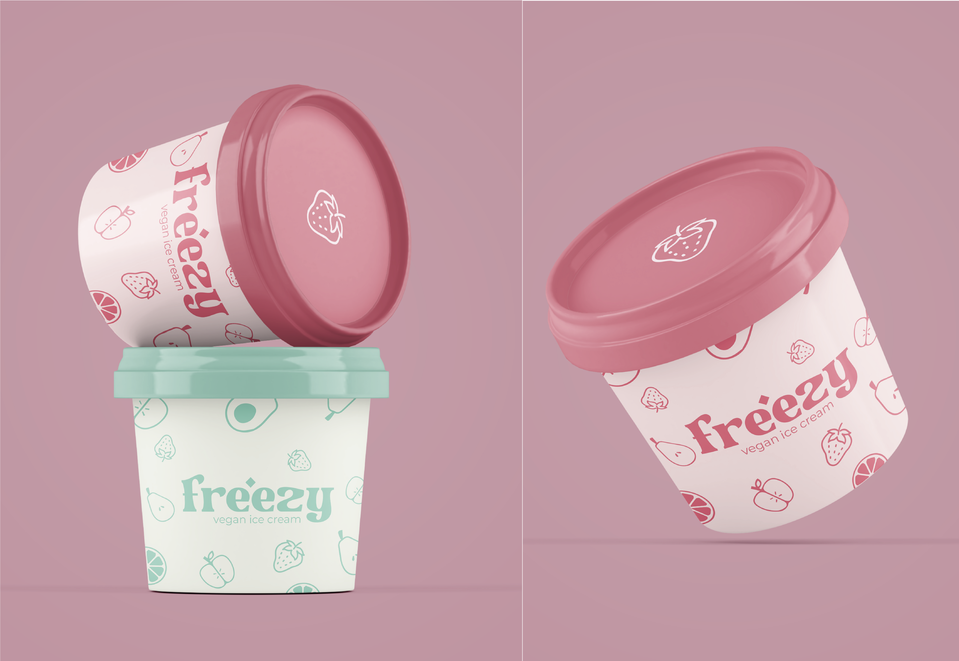 Freezy - vegan ice-cream — Изображение №6 — Интерфейсы, Брендинг на Dprofile