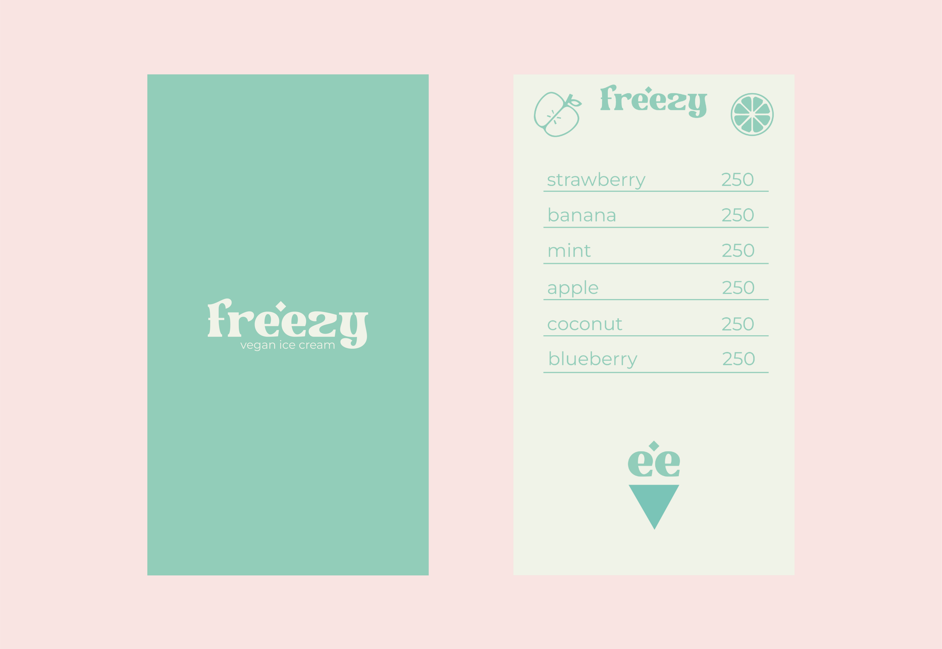 Freezy - vegan ice-cream — Изображение №9 — Интерфейсы, Брендинг на Dprofile