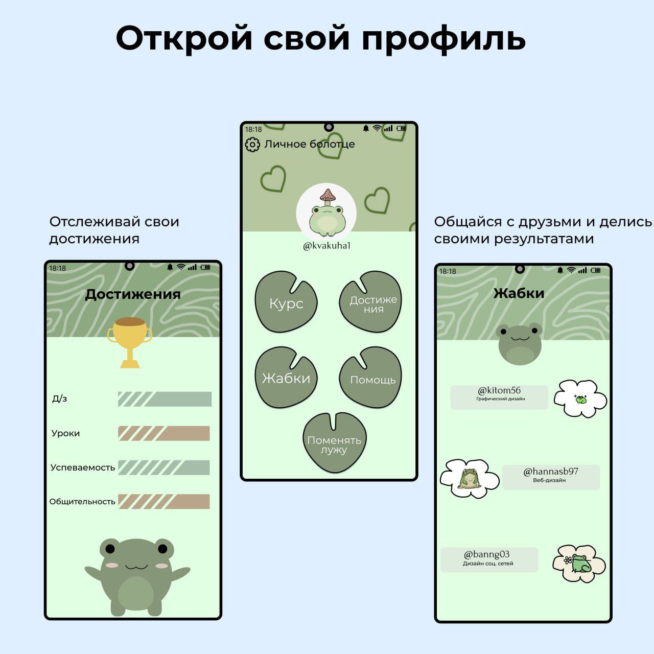 Froglet - приложение для изучения профессии — Изображение №4 — Интерфейсы на Dprofile