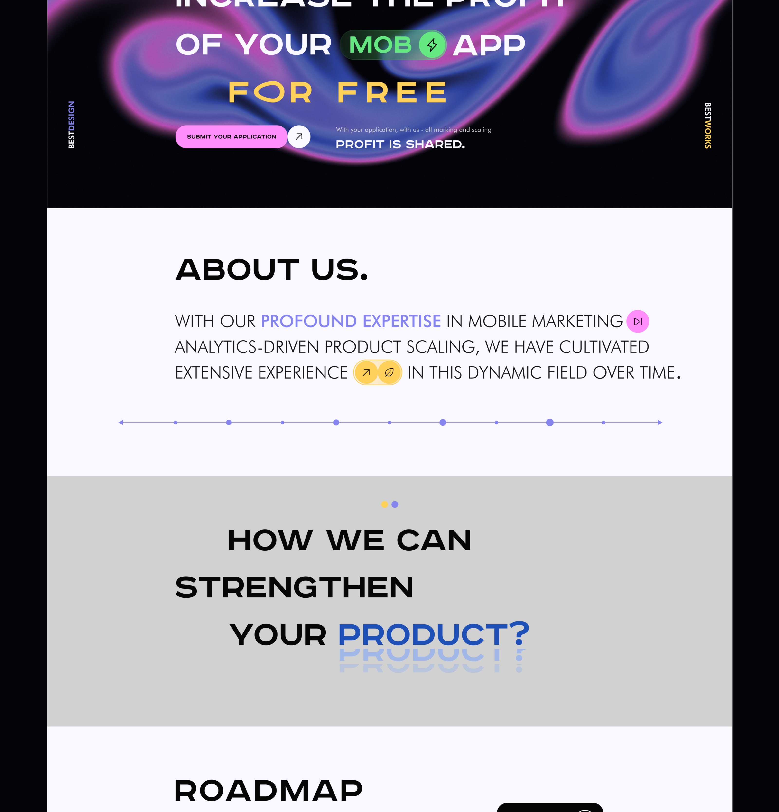 Landing Page - BestApps — Изображение №4 — Интерфейсы на Dprofile