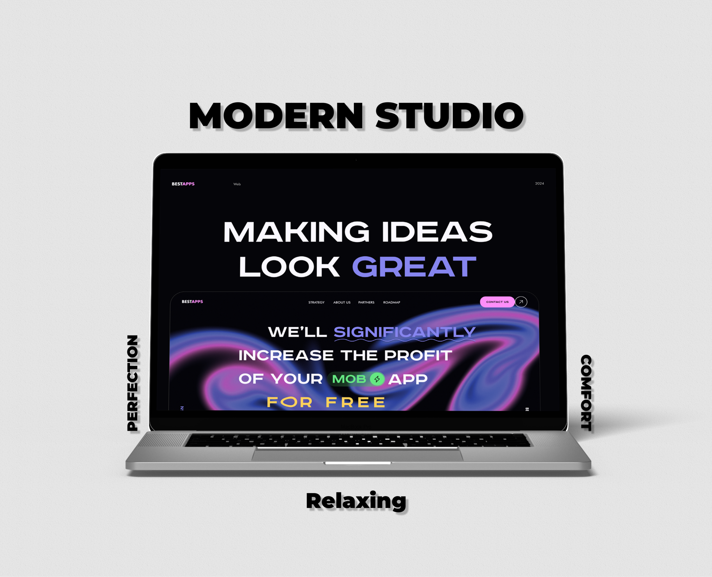 Landing Page - BestApps — Интерфейсы на Dprofile