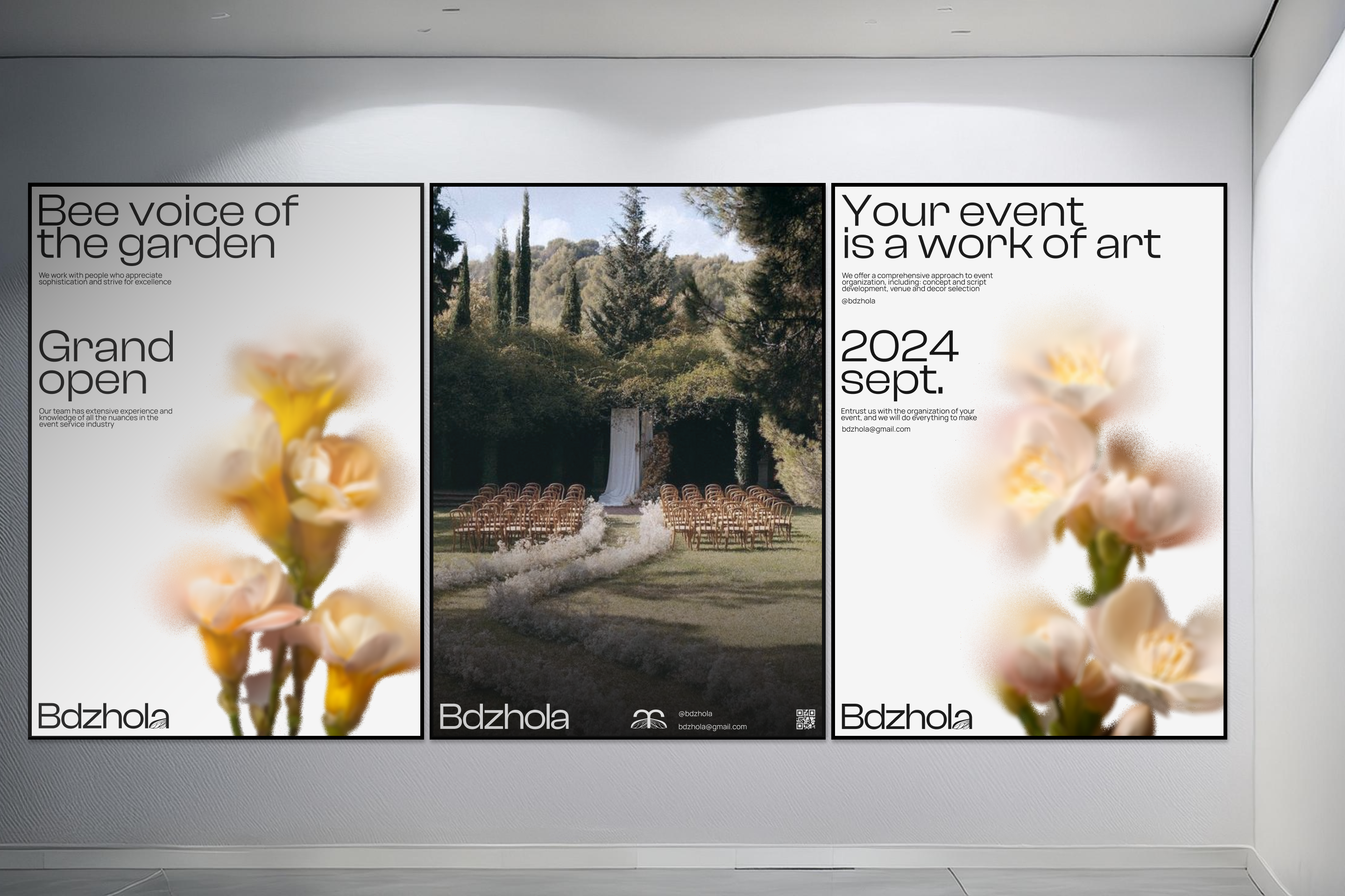 event agency | brand identity | BDZHOLA — Изображение №3 — Брендинг на Dprofile