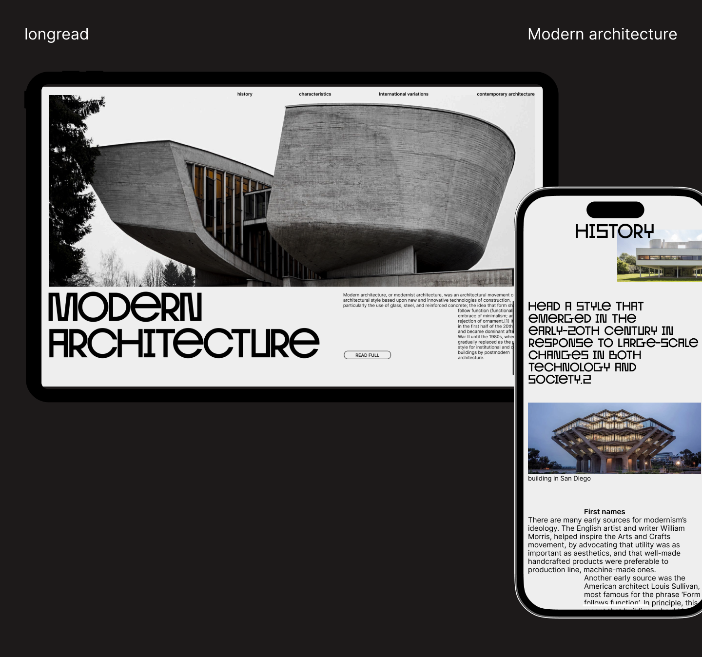 longread Modern Architecture — Изображение №1 — Интерфейсы на Dprofile