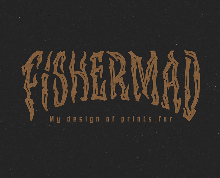 Мой дизайн принтов для Fishermad — Иллюстрация, Графика на Dprofile