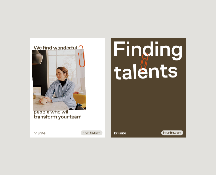 HR unite / HR agency identity — Брендинг на Dprofile