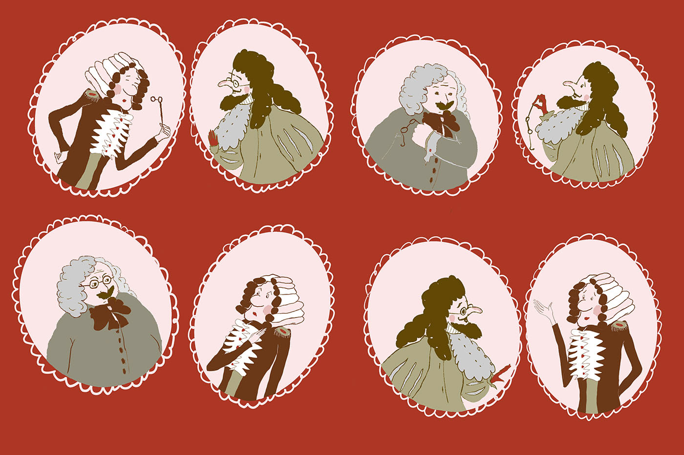 Иллюстрации к книге Г.Х. Андерсена Новое платье Короля — Изображение №4 — Иллюстрация, Графика на Dprofile