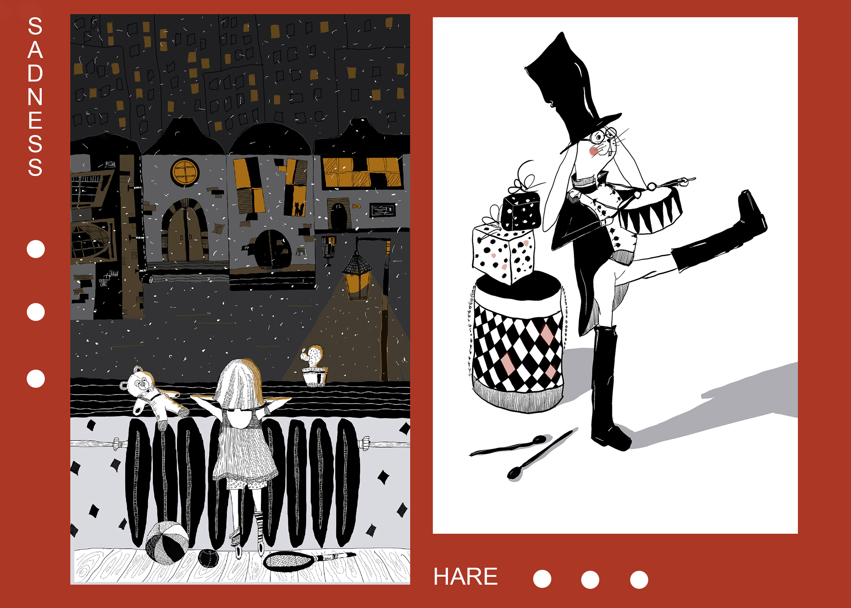 Postcards. Сharacter design. Children illustrations. — Изображение №4 — Иллюстрация, Графика на Dprofile