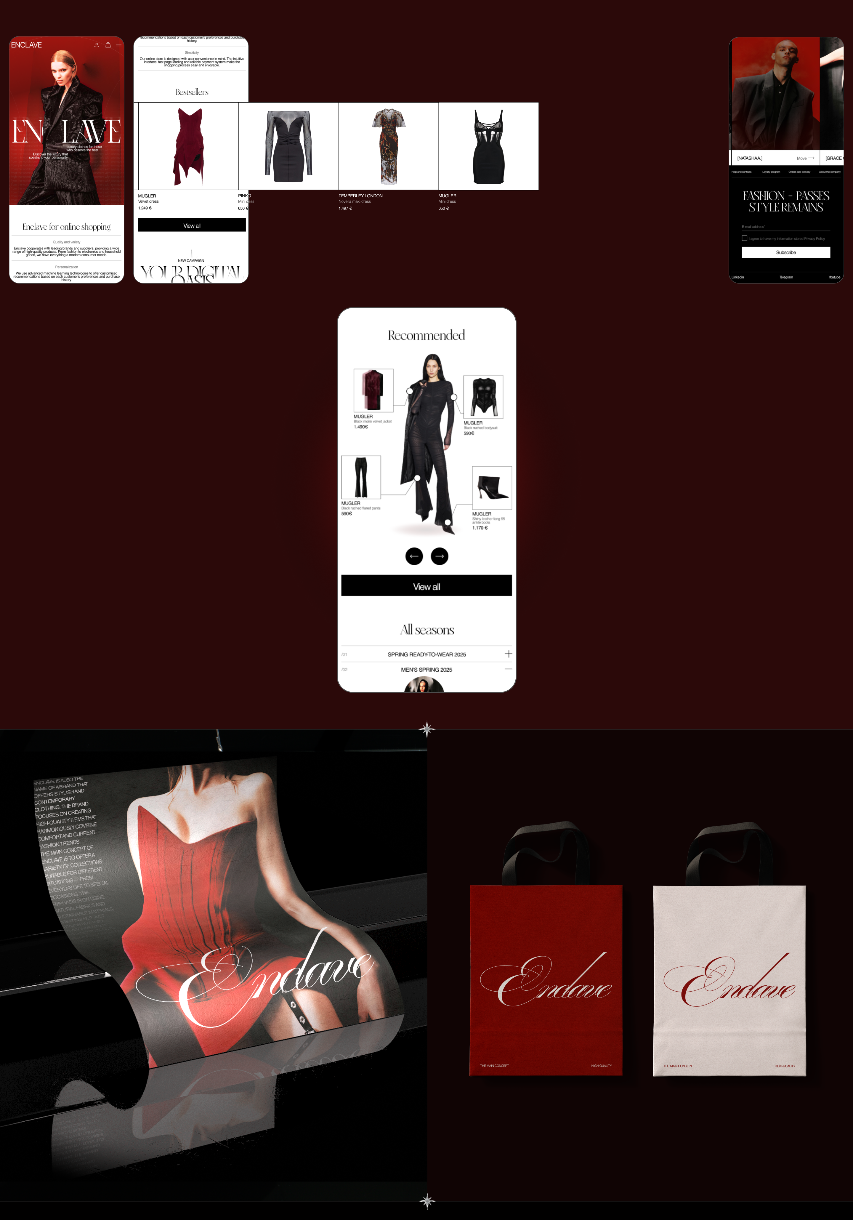 Enclave | E-commerce — Изображение №3 — Интерфейсы на Dprofile