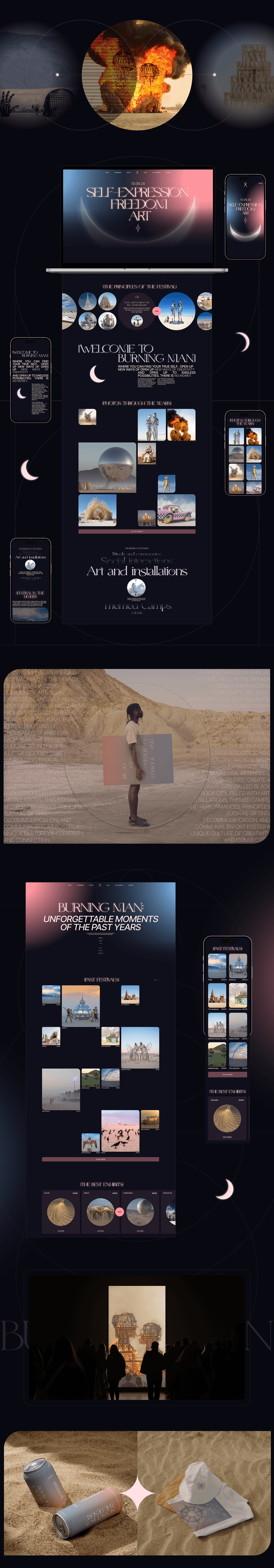 Burning Man Festival Website — Изображение №2 — Интерфейсы на Dprofile