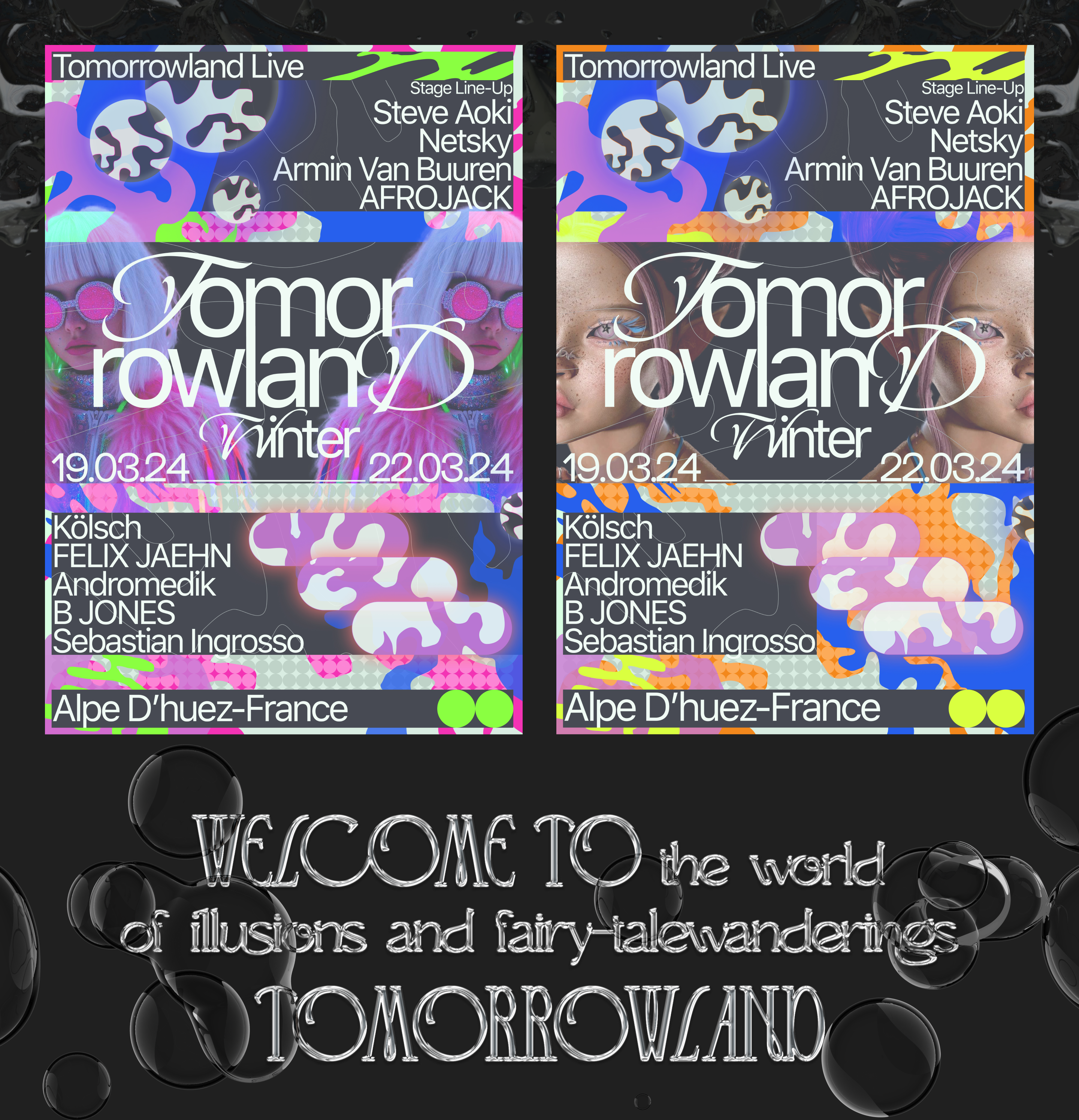 Poster Collection/Tomorrowland winter — Изображение №3 — Интерфейсы, Графика на Dprofile