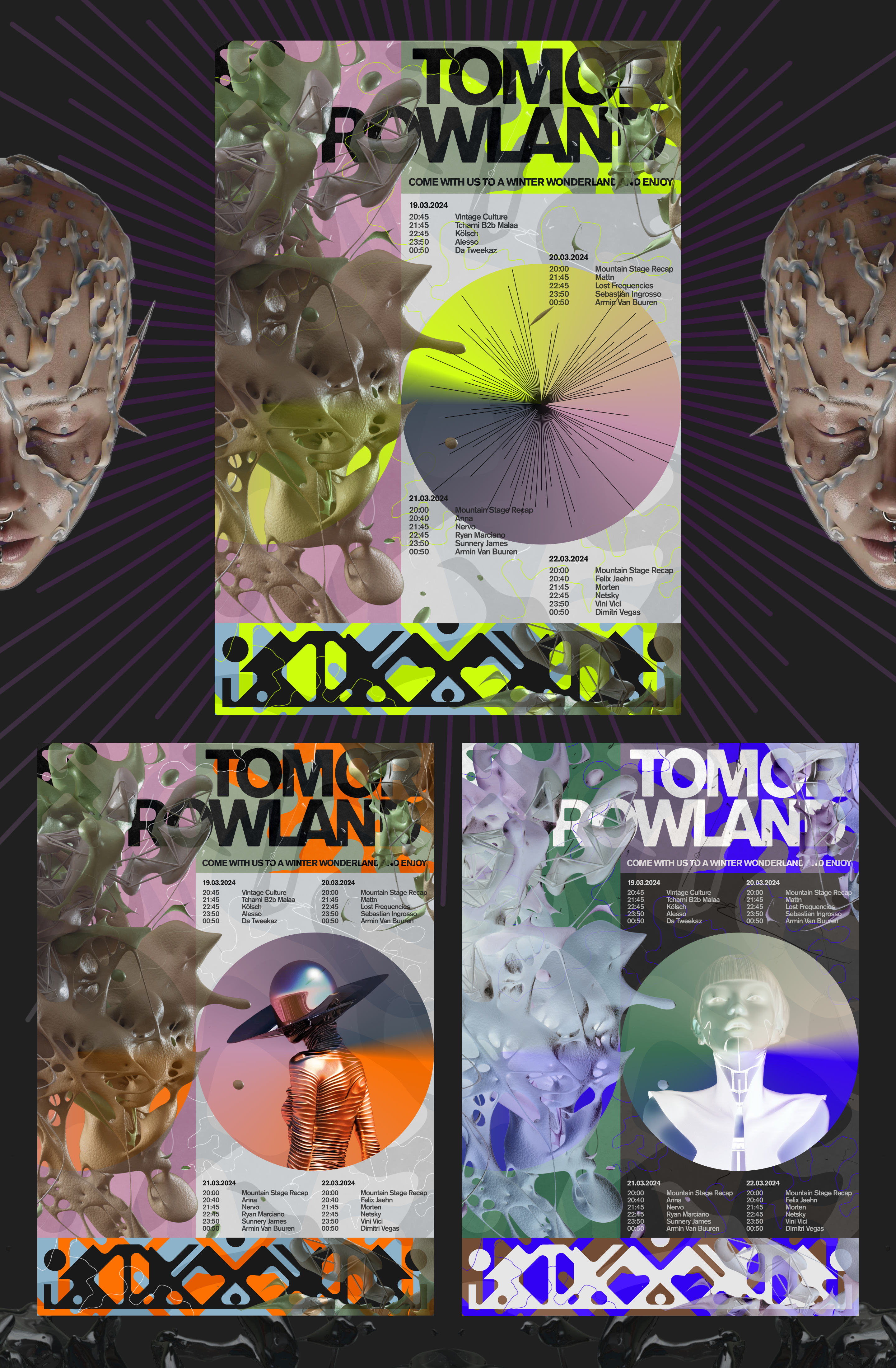 Poster Collection/Tomorrowland winter — Изображение №8 — Интерфейсы, Графика на Dprofile