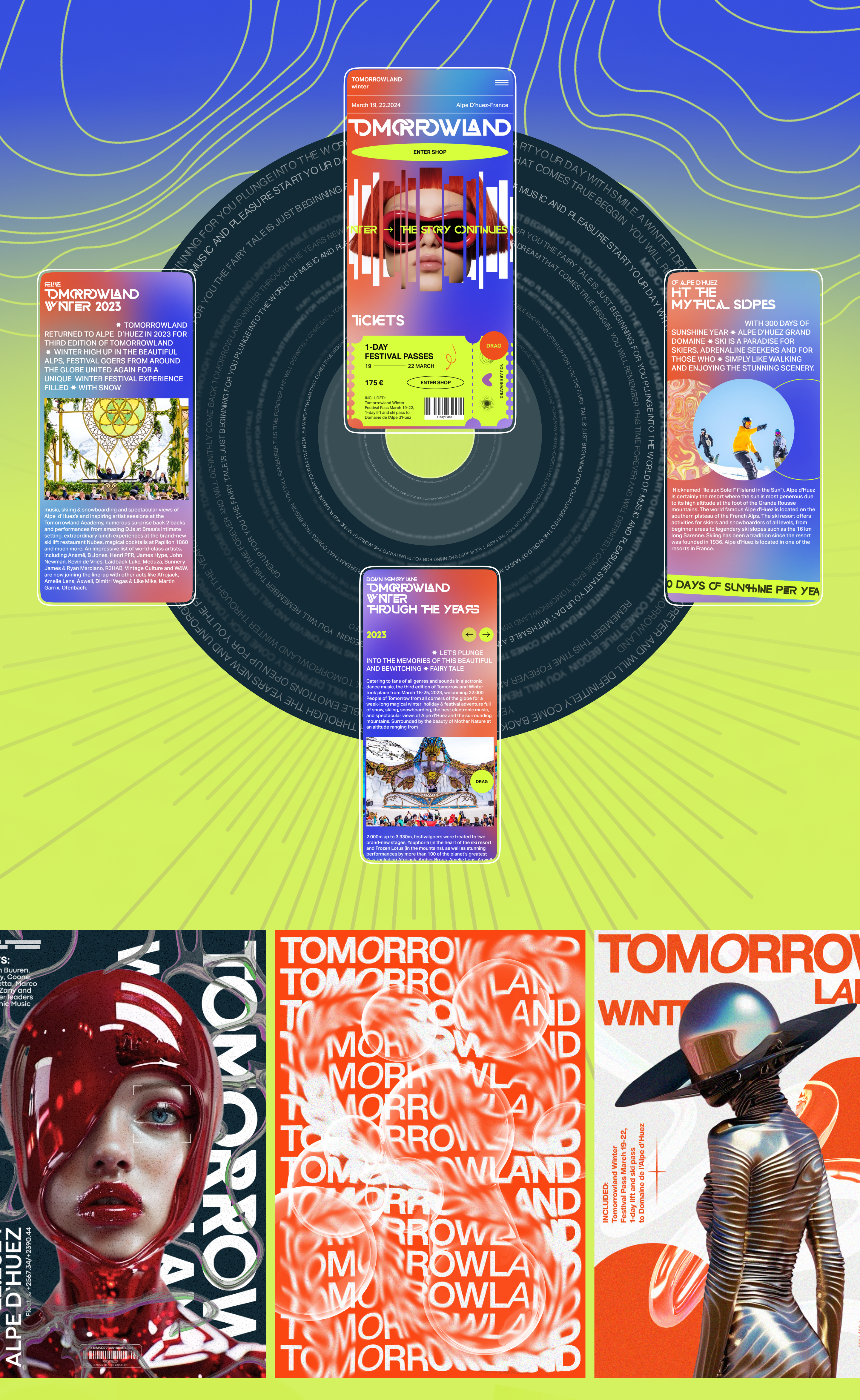 Re —design Landing page for Tomorrowland Winter — Изображение №5 — Интерфейсы, Графика на Dprofile