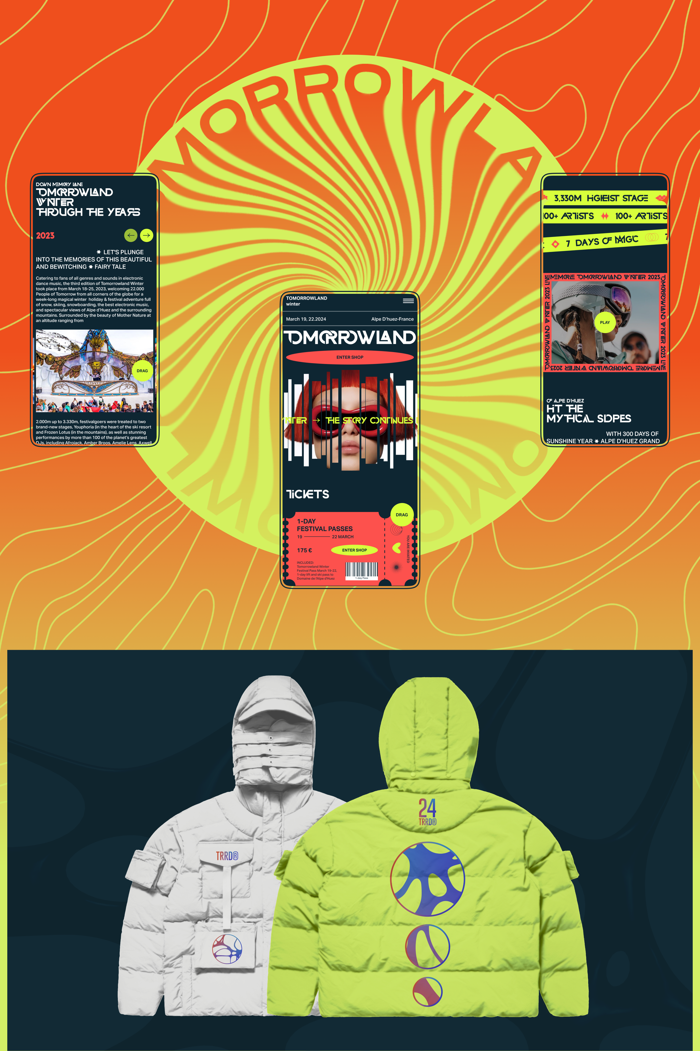 Re —design Landing page for Tomorrowland Winter — Изображение №12 — Интерфейсы, Графика на Dprofile