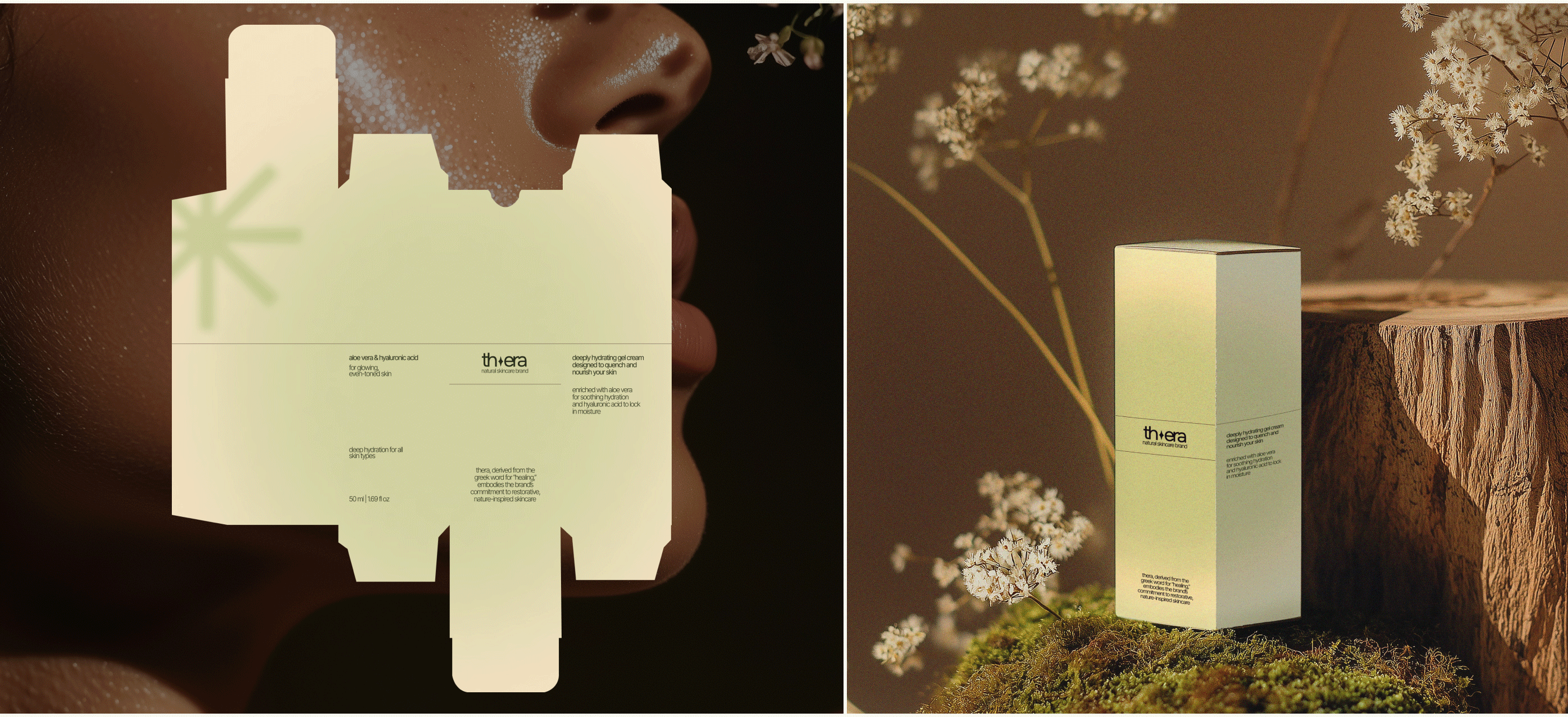 THERA | BRAND IDENTITY | SKINCARE — Изображение №3 — Брендинг на Dprofile