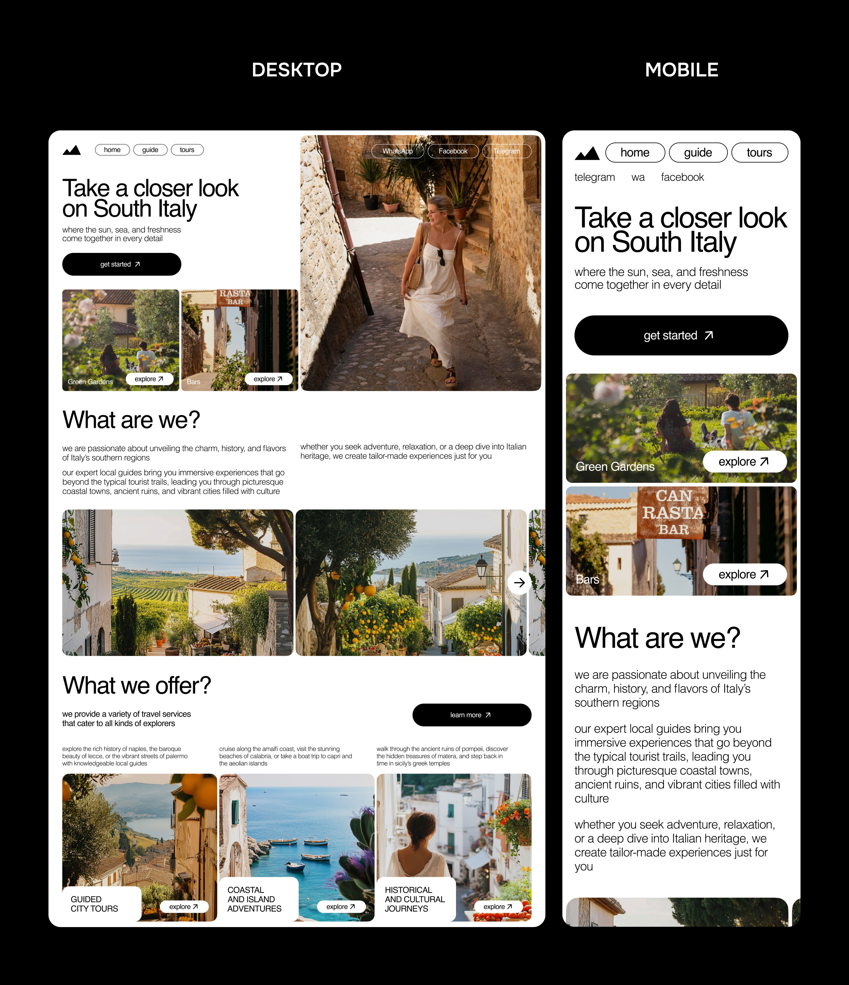 WEBSITE | BRAND IDENTITY | ELFTOUR — Изображение №3 — Интерфейсы, Брендинг на Dprofile