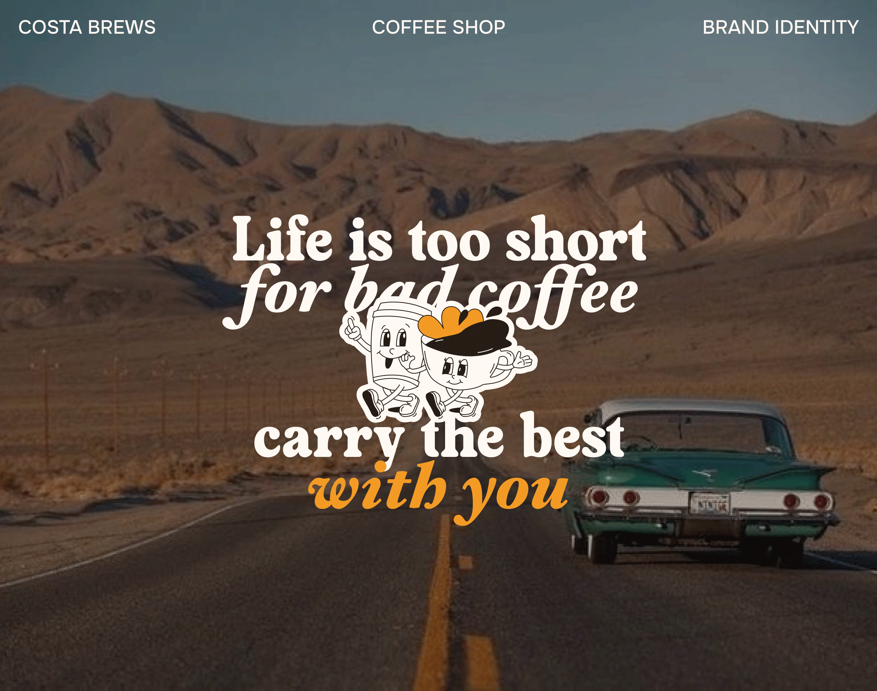 BRAND IDENTITY | COSTA BREWS | BRANDING | COFFEE SHOP — Изображение №1 — Брендинг на Dprofile