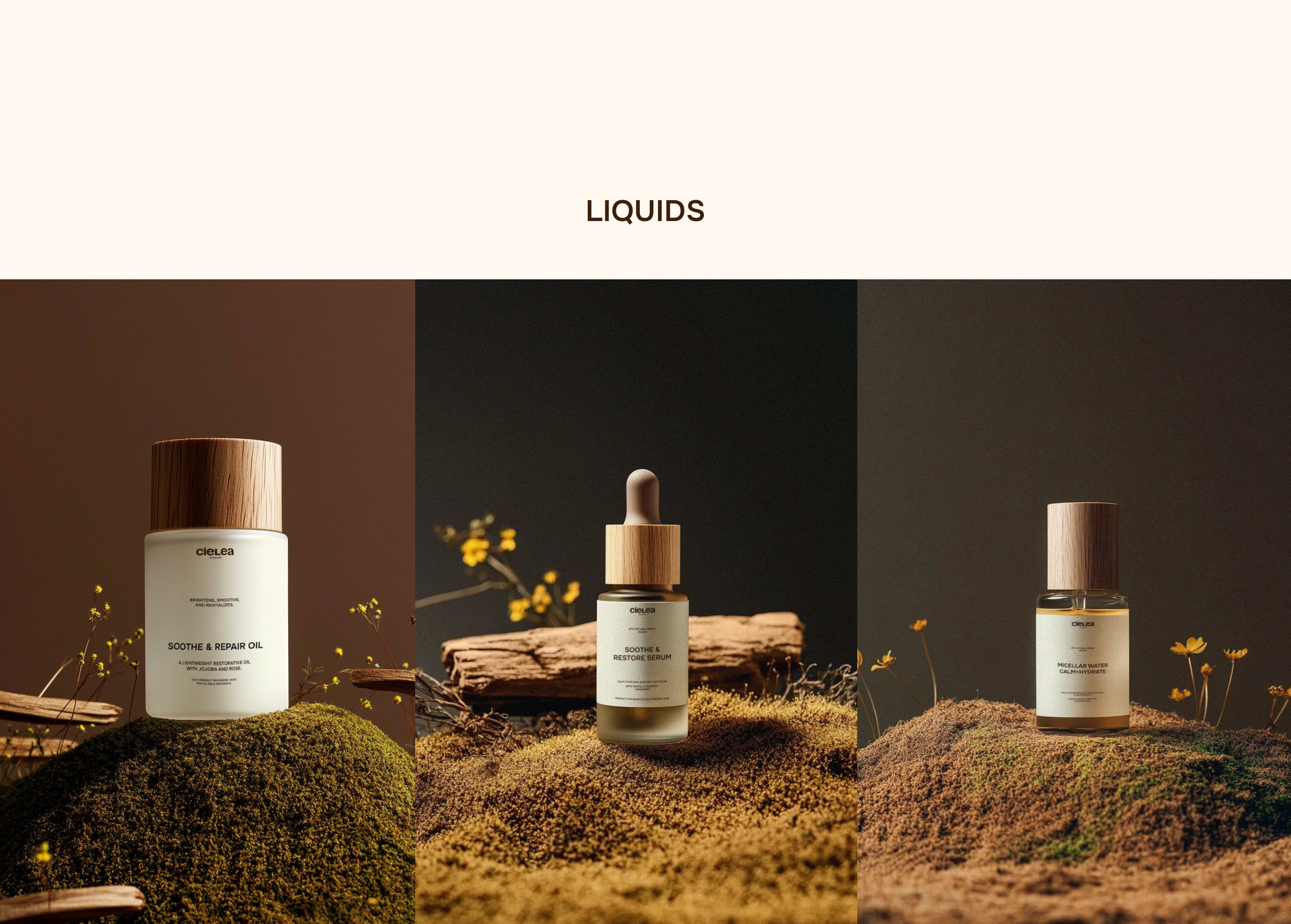 CIELĒA | SKINCARE | BRAND IDENTITY — Изображение №11 — Брендинг на Dprofile