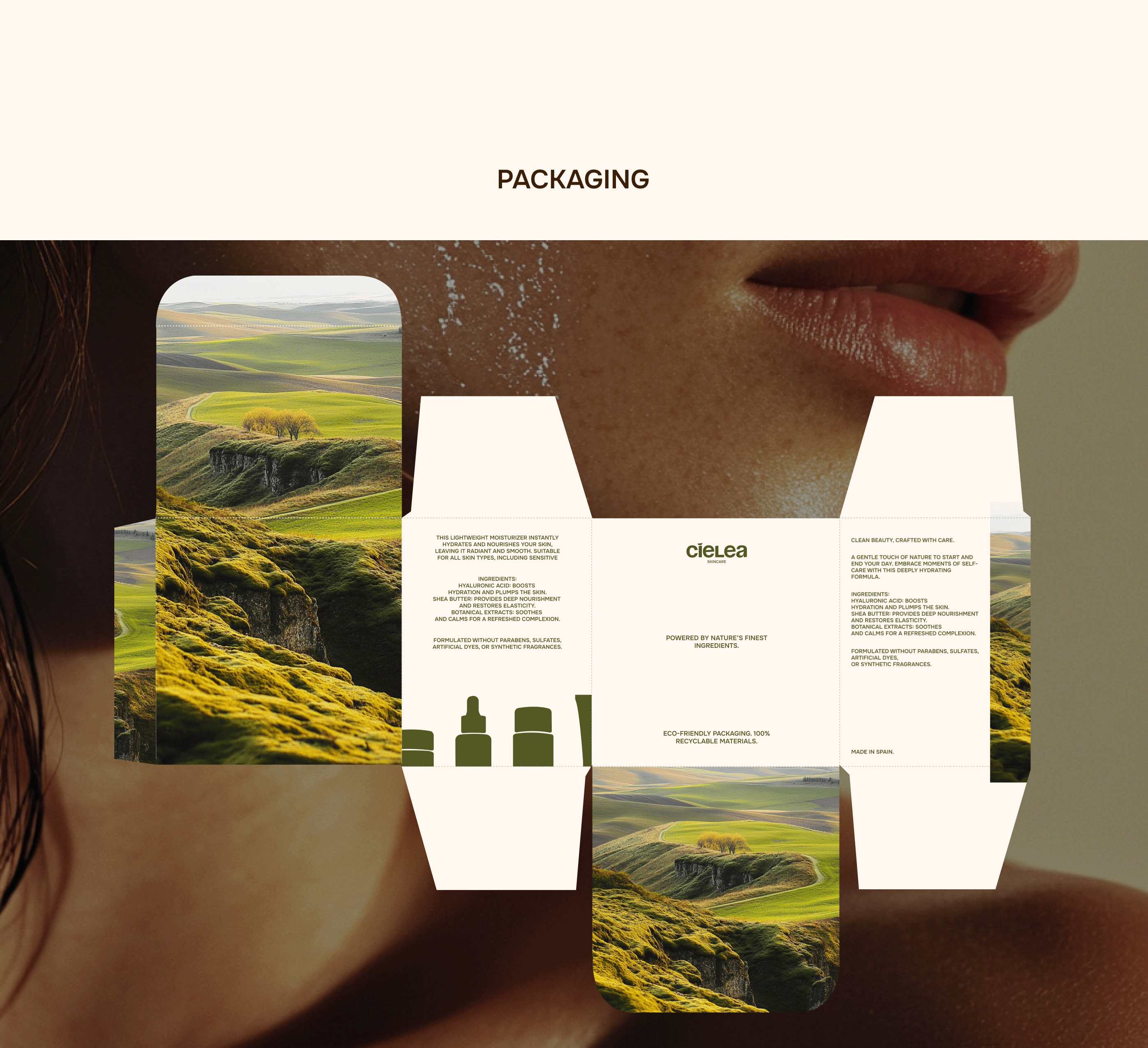 CIELĒA | SKINCARE | BRAND IDENTITY — Изображение №8 — Брендинг на Dprofile