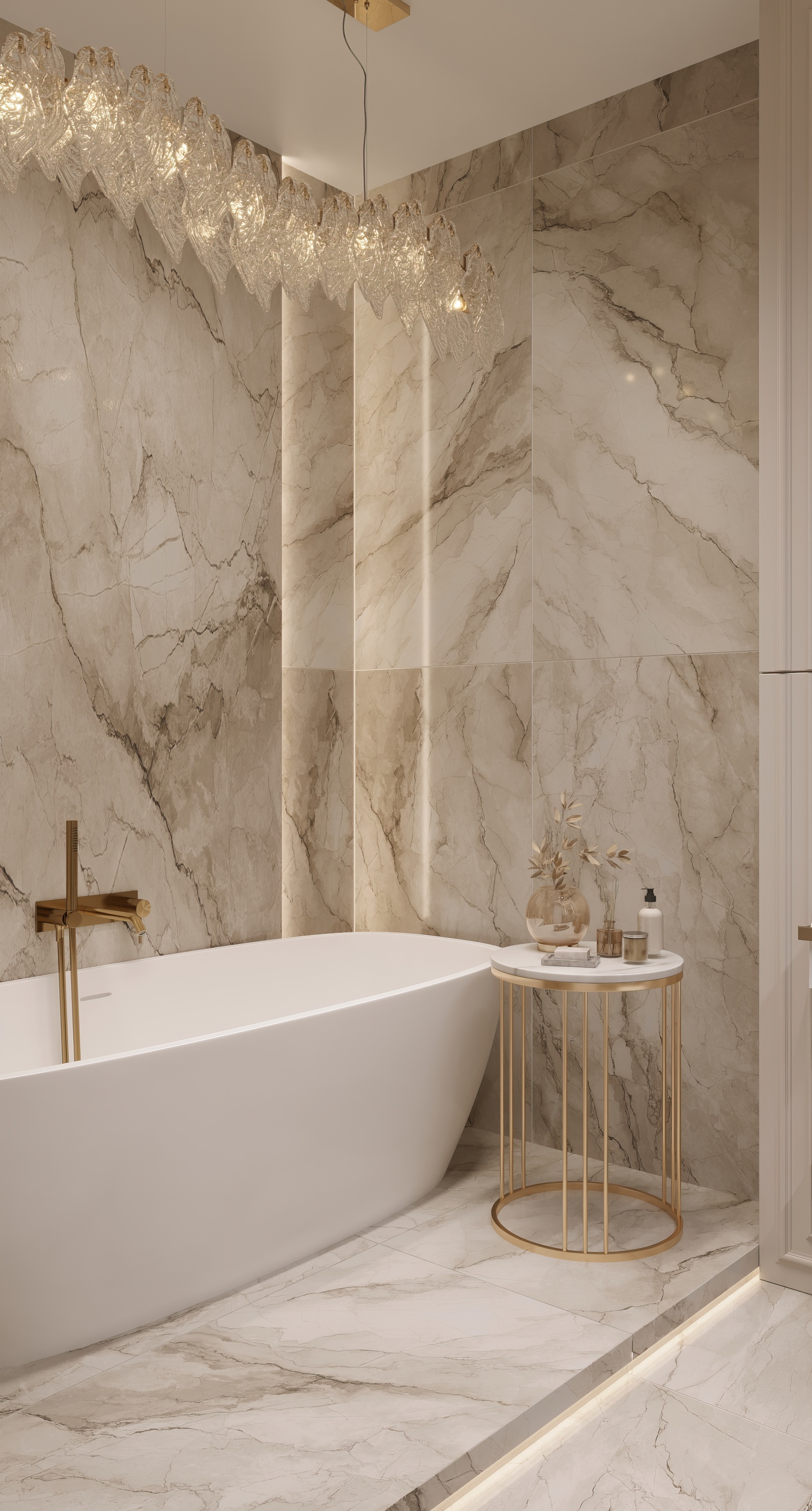 Дизайн ванной комнаты в элитной недвижимости — Изображение №4 — 3D на Dprofile
