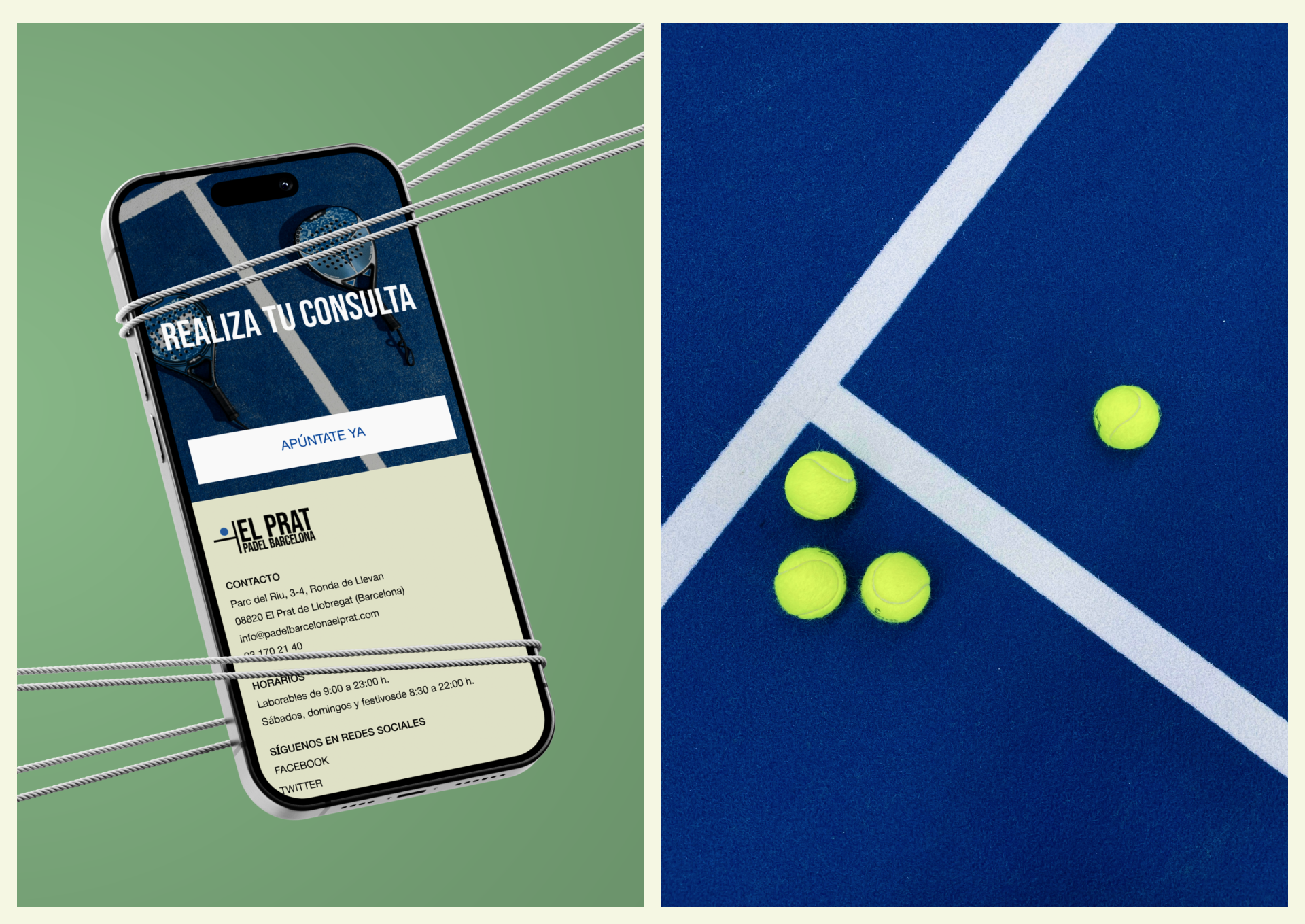 Barcelona Padel — Изображение №5 — Интерфейсы на Dprofile