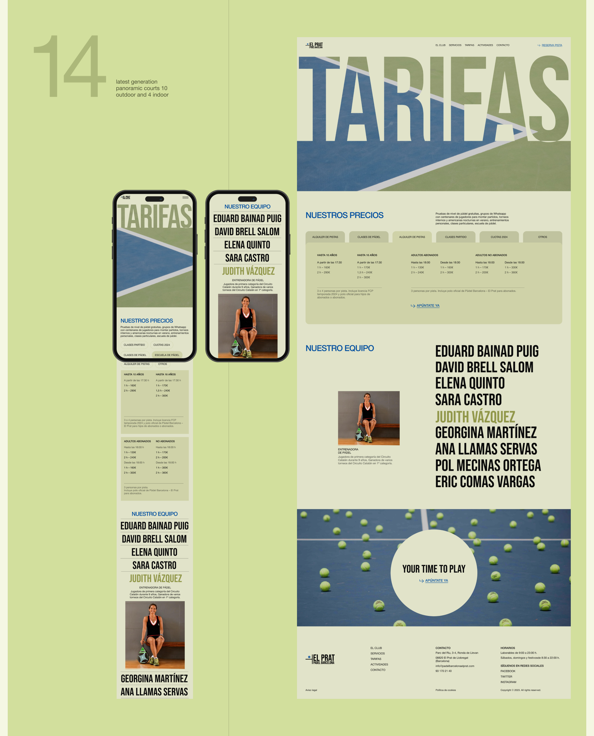 Barcelona Padel — Изображение №10 — Интерфейсы на Dprofile