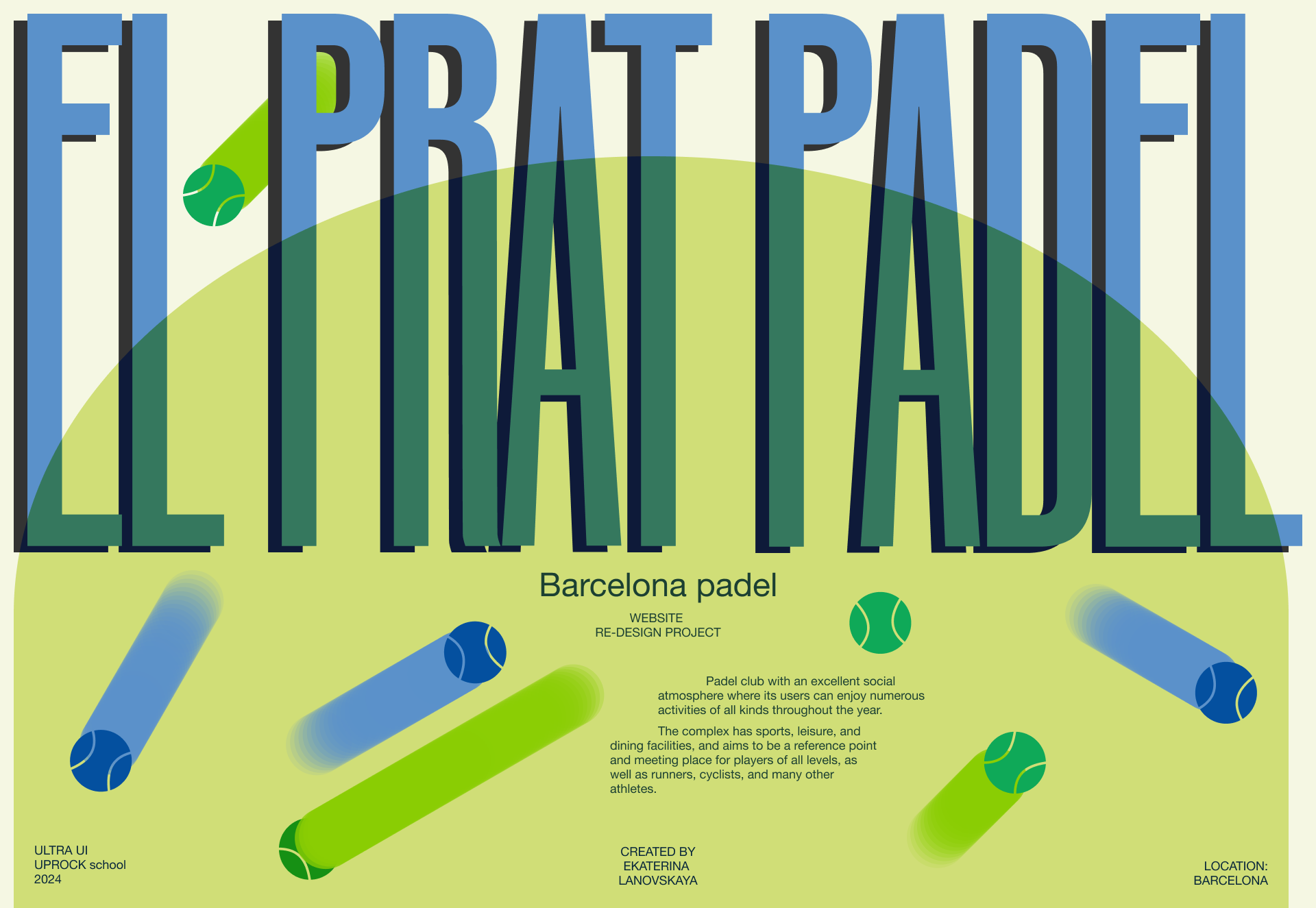 Barcelona Padel — Изображение №1 — Интерфейсы на Dprofile