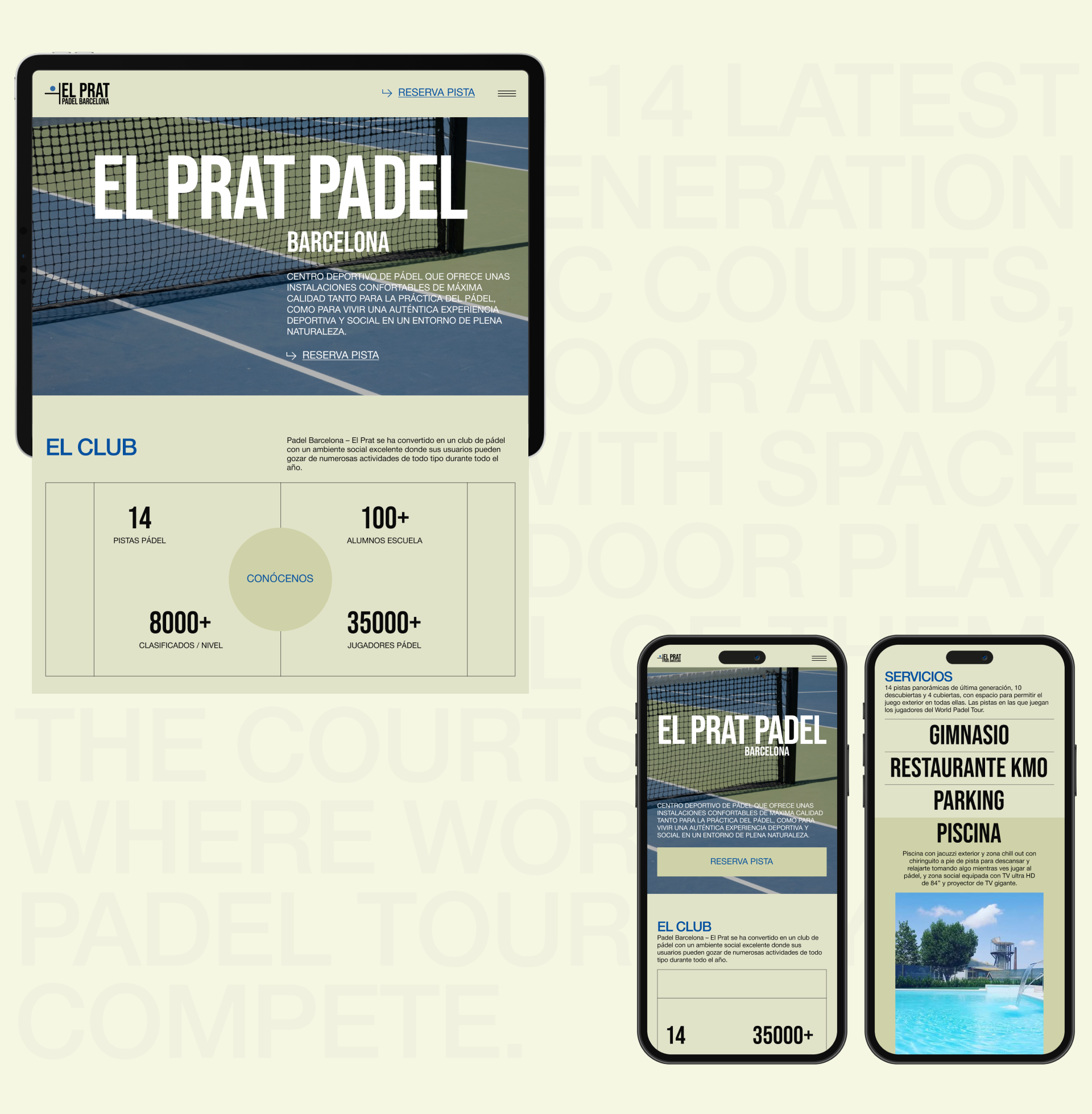 Barcelona Padel — Изображение №4 — Интерфейсы на Dprofile
